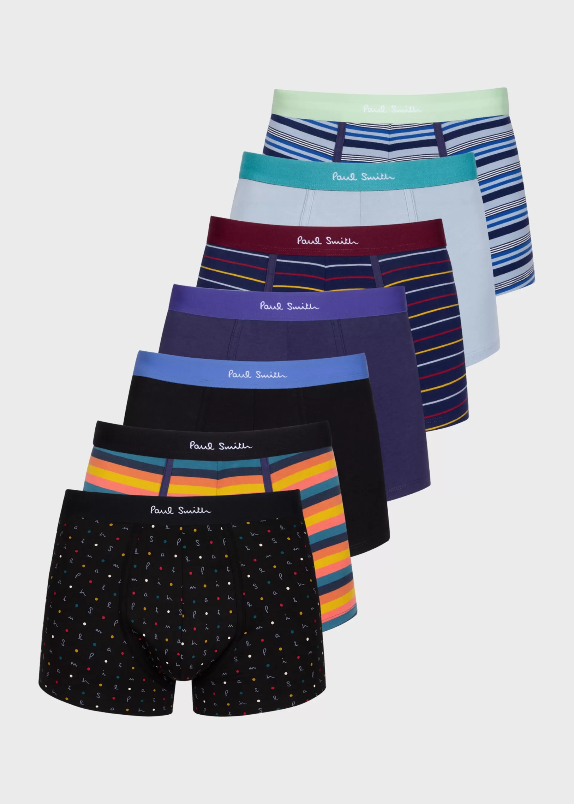 Multi-Design Boxer Brief Seven Pack>Paul Smith Cheap