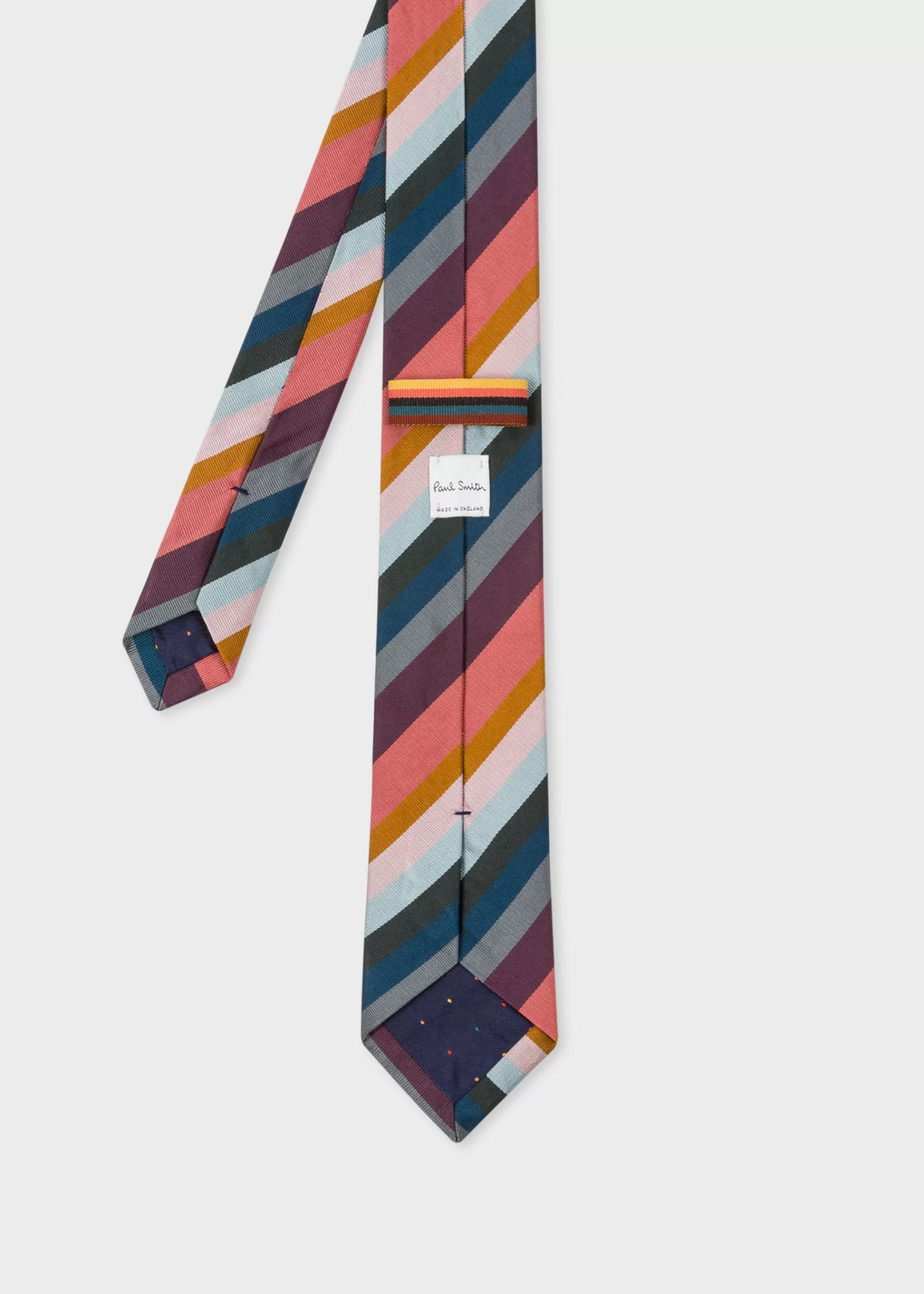 Muted 'Artist Stripe' Silk Tie>Paul Smith Cheap