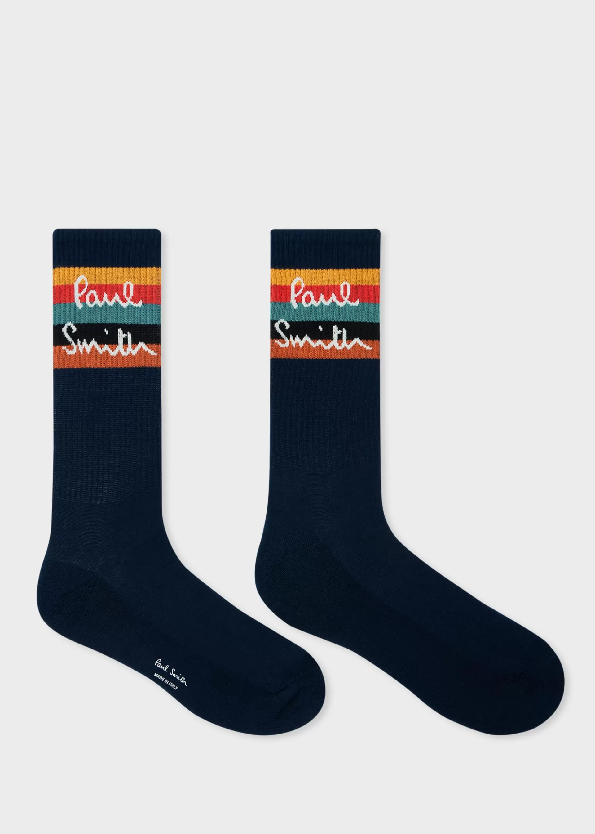 'Artist Stripe' Logo Socks>Paul Smith Hot