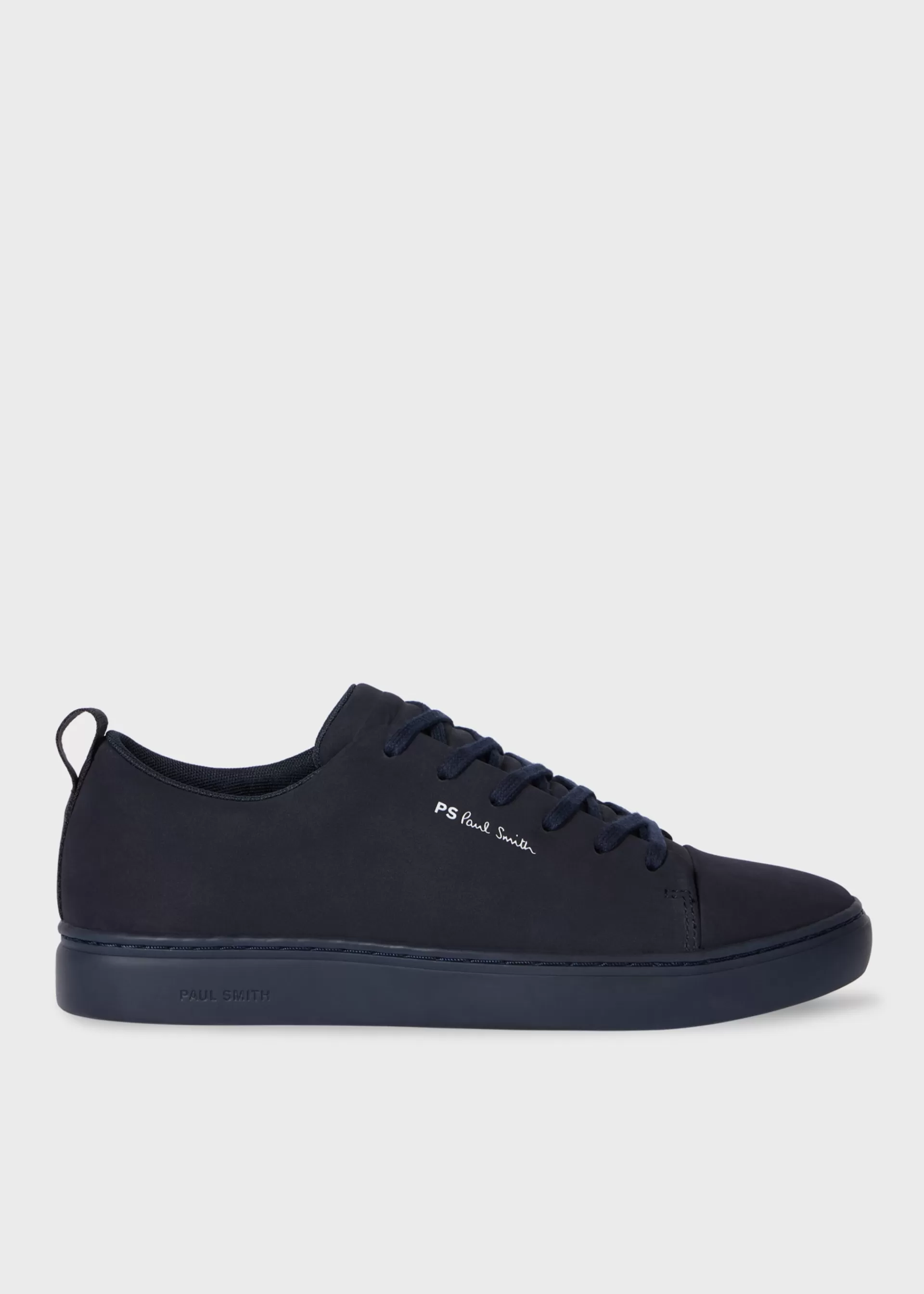 Navy Blue Nubuck Leather 'Lee' Trainers>Paul Smith Cheap
