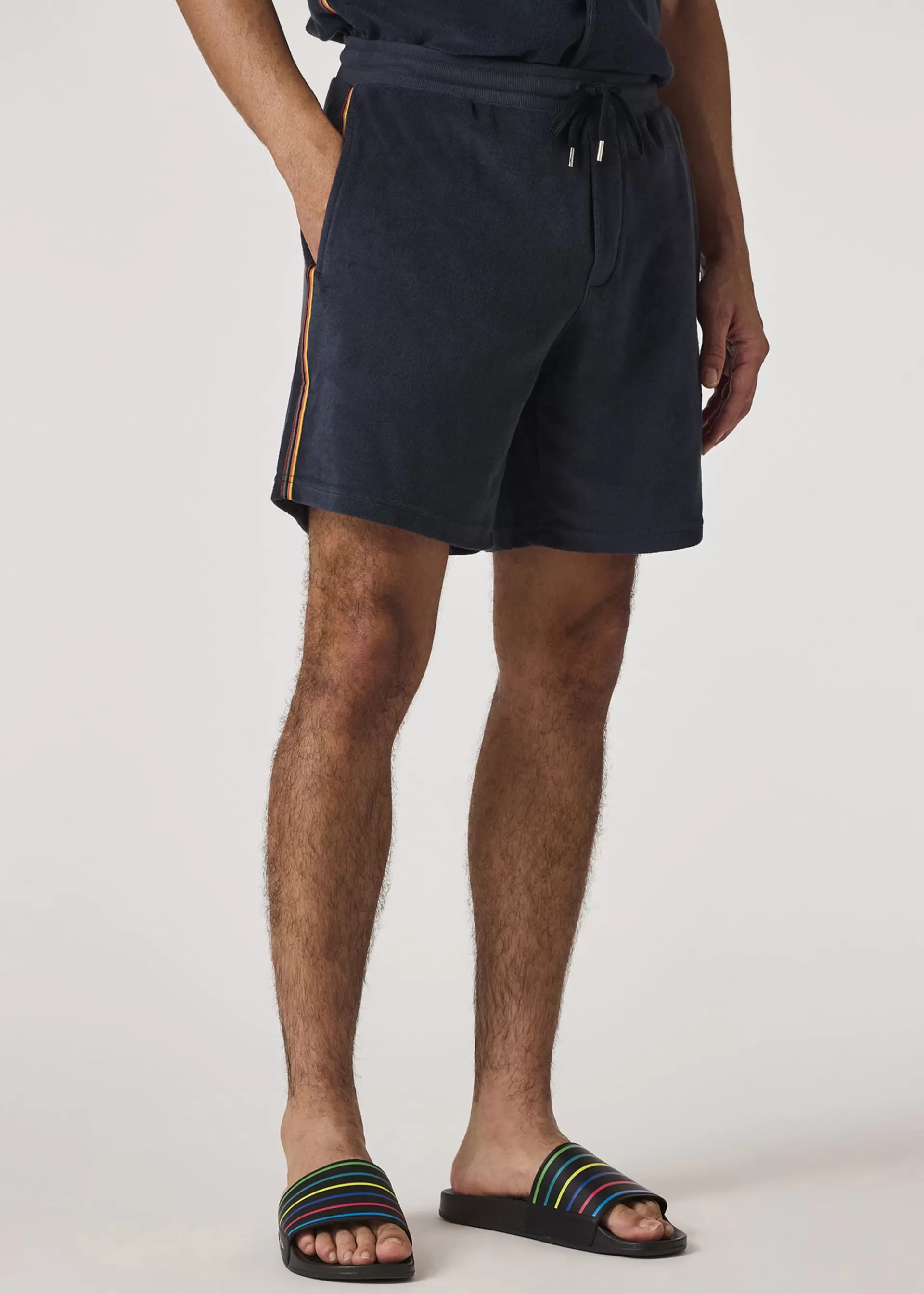 Blue Towelling Lounge Shorts>Paul Smith Cheap