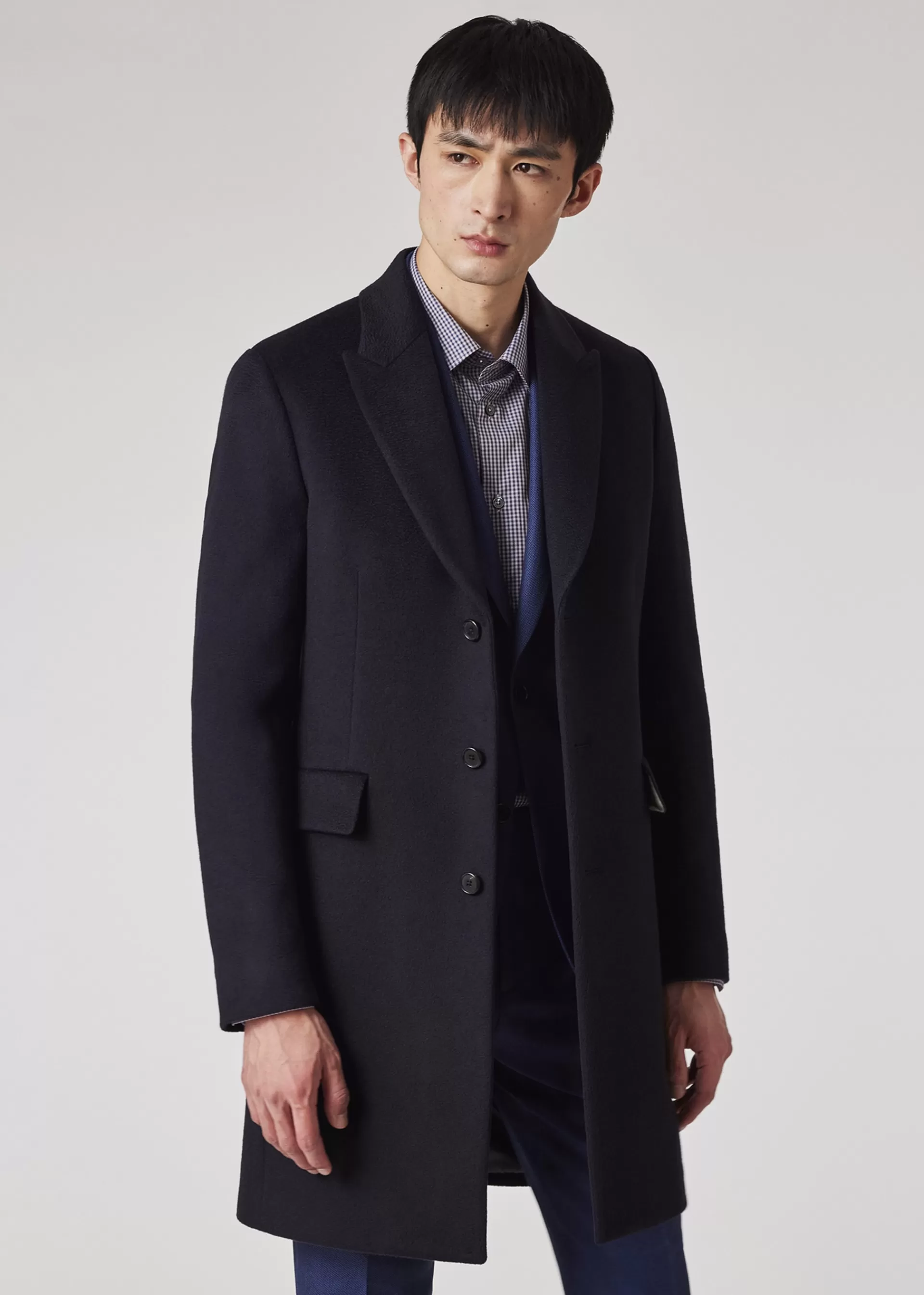 Cashmere Epsom Coat>Paul Smith Best Sale