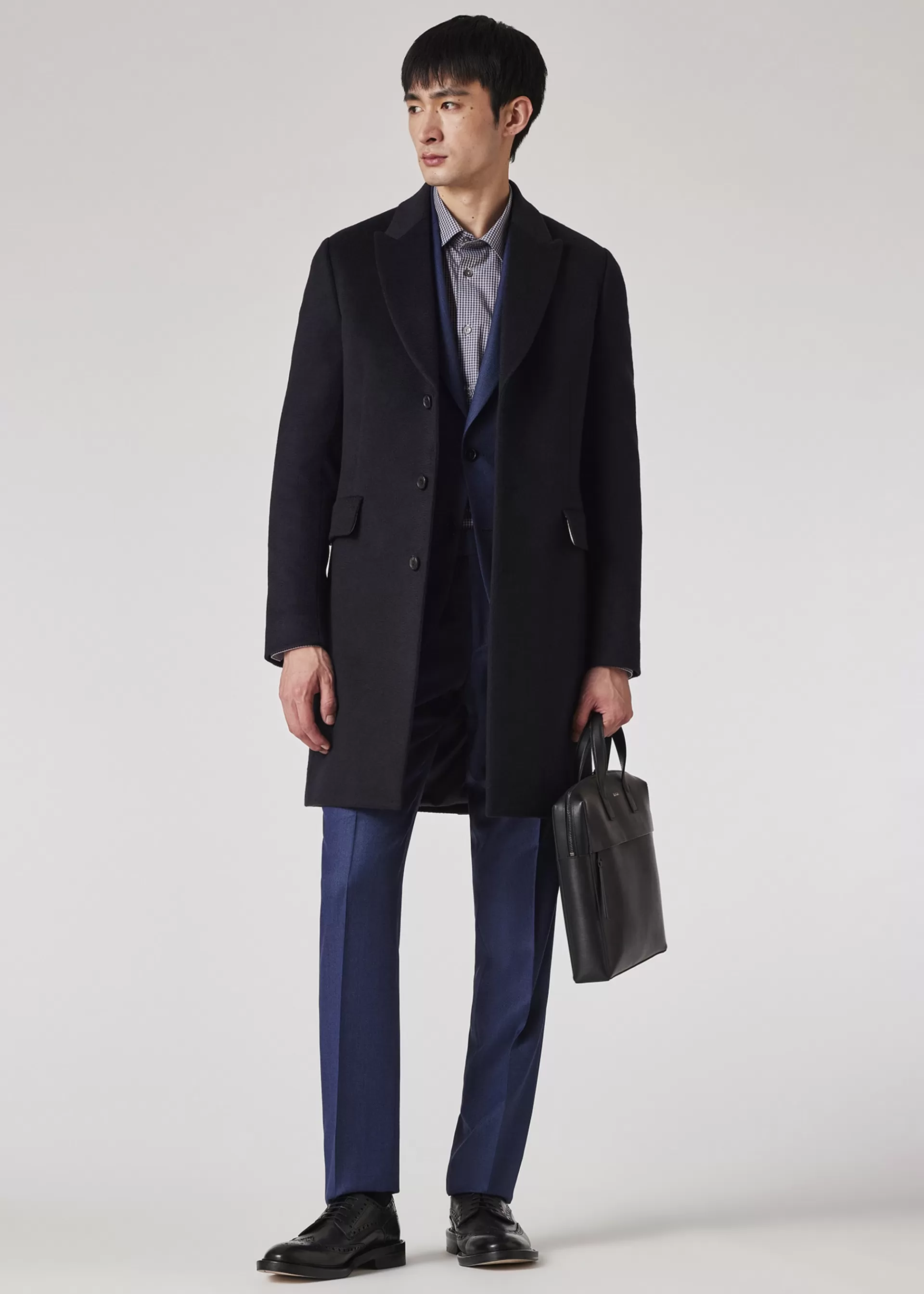 Cashmere Epsom Coat>Paul Smith Best Sale