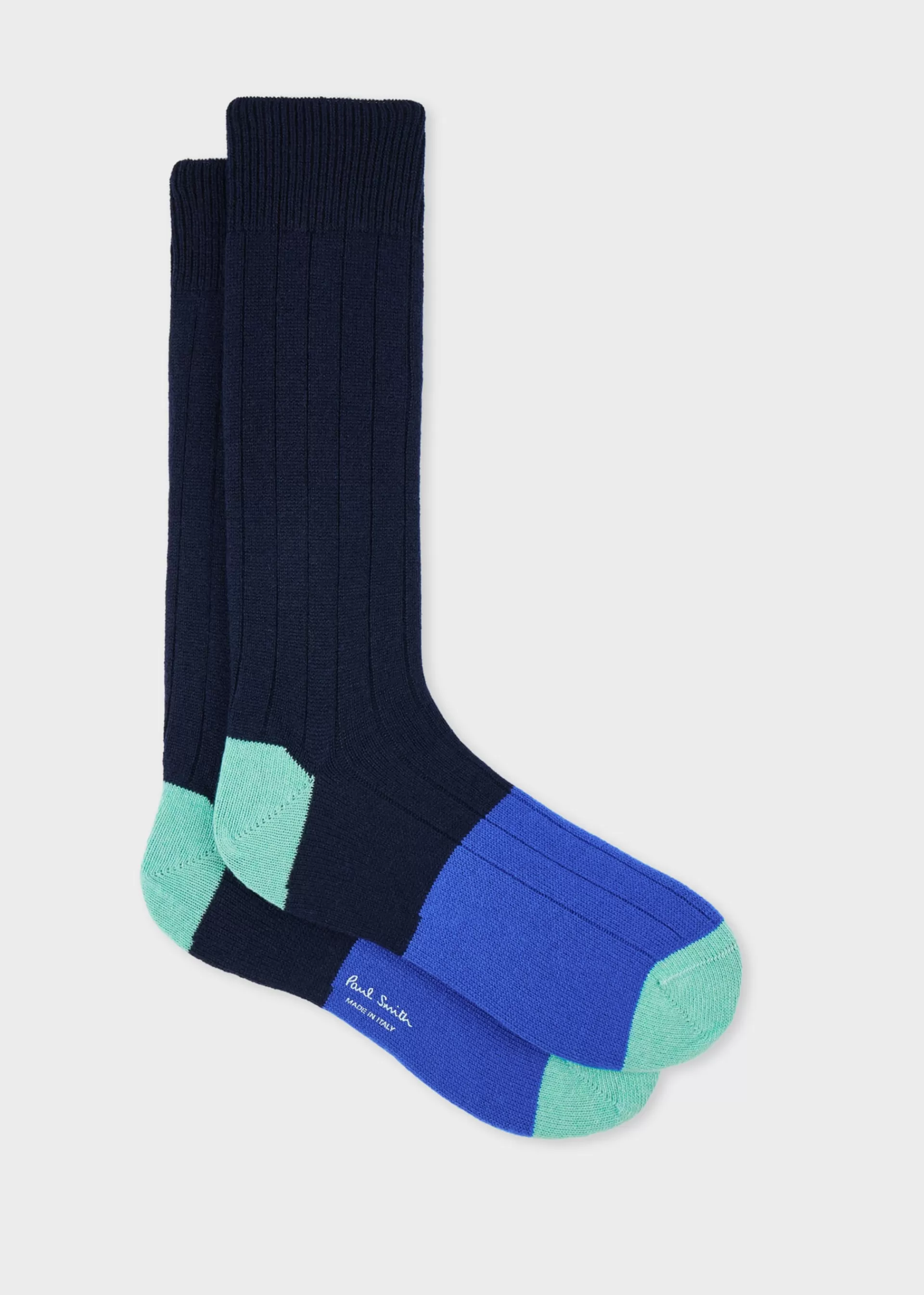 Cashmere-Blend Block Stripe Socks>Paul Smith Hot