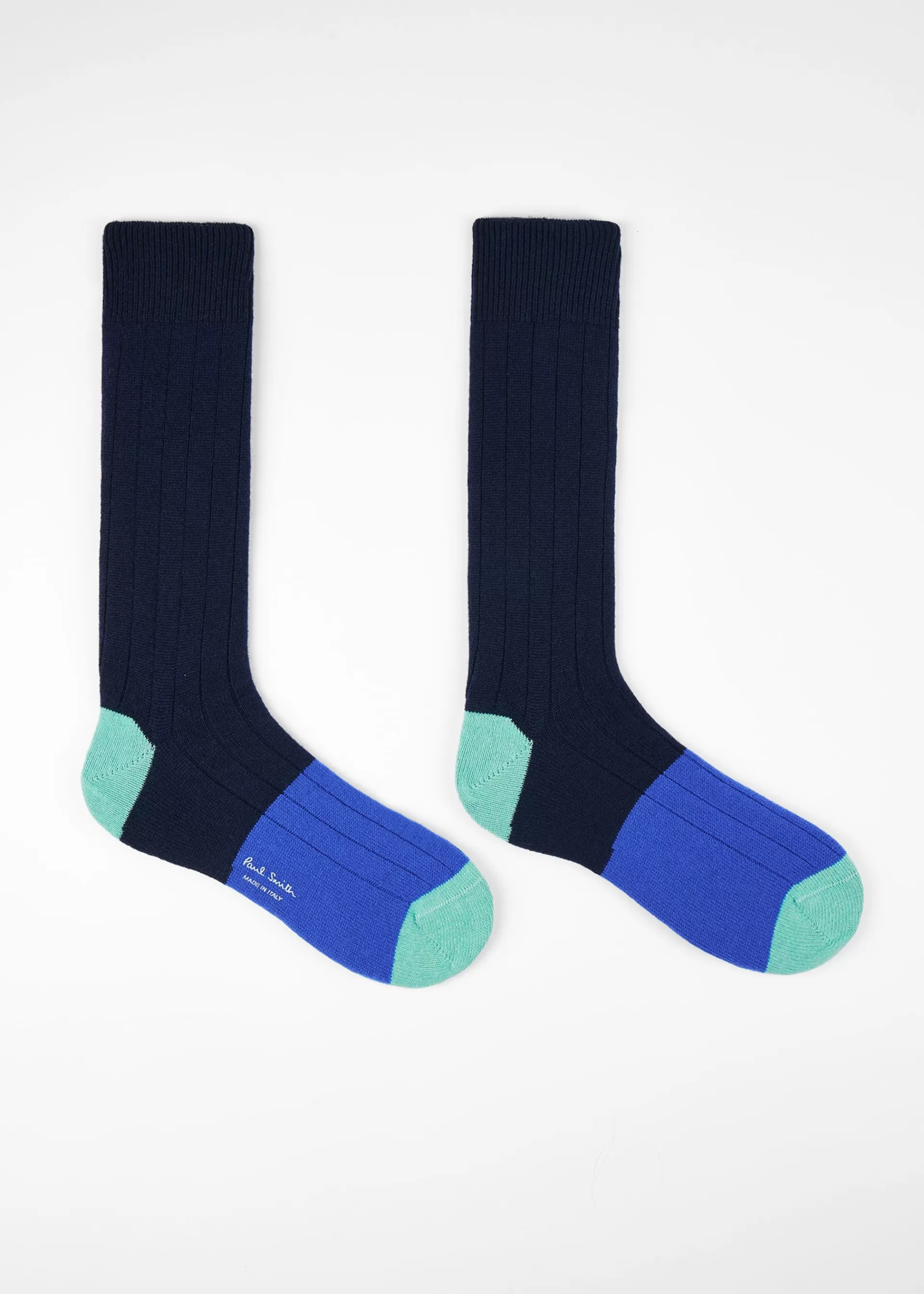 Cashmere-Blend Block Stripe Socks>Paul Smith Hot