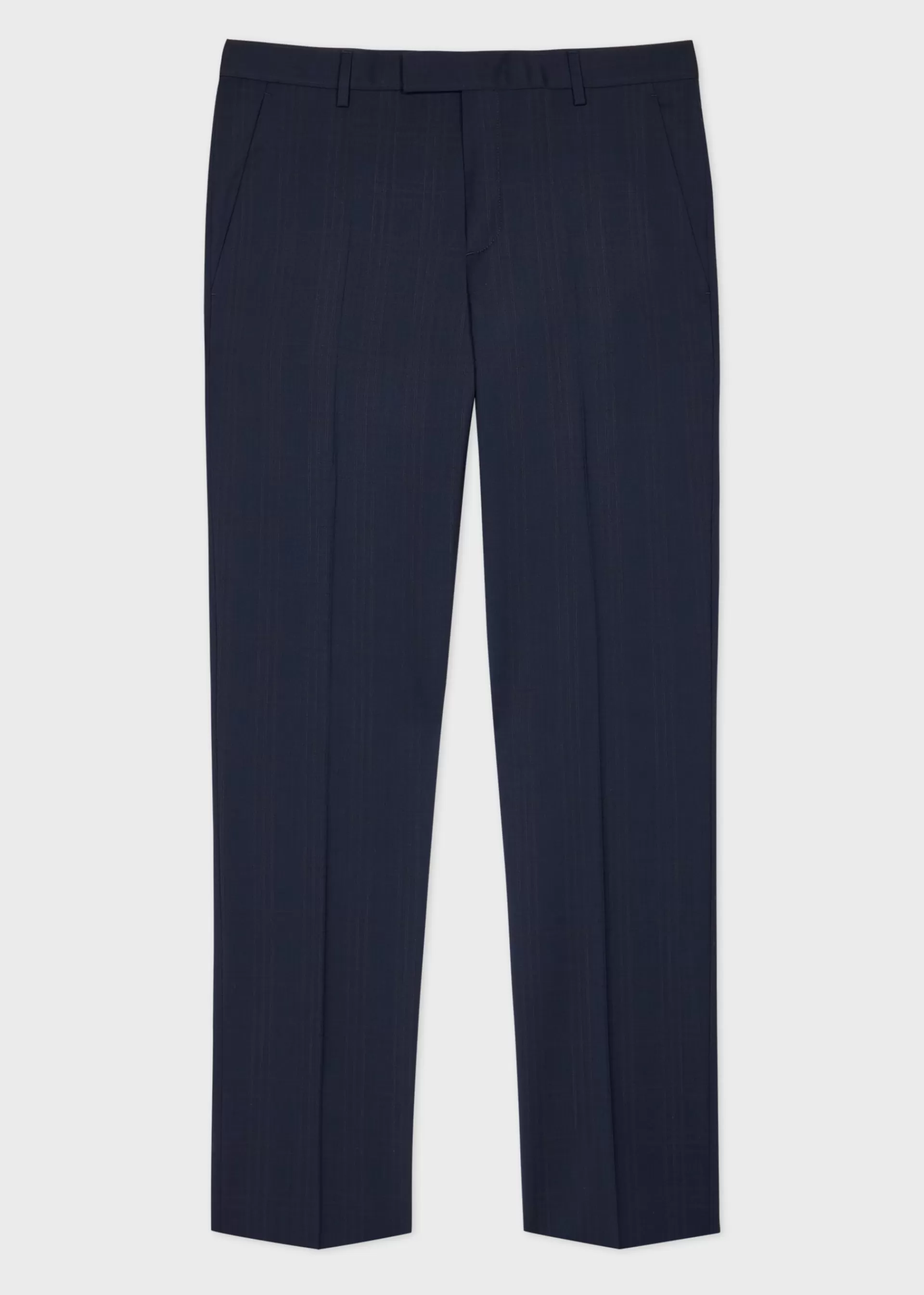 Check Wool Straight Leg Trousers>Paul Smith New