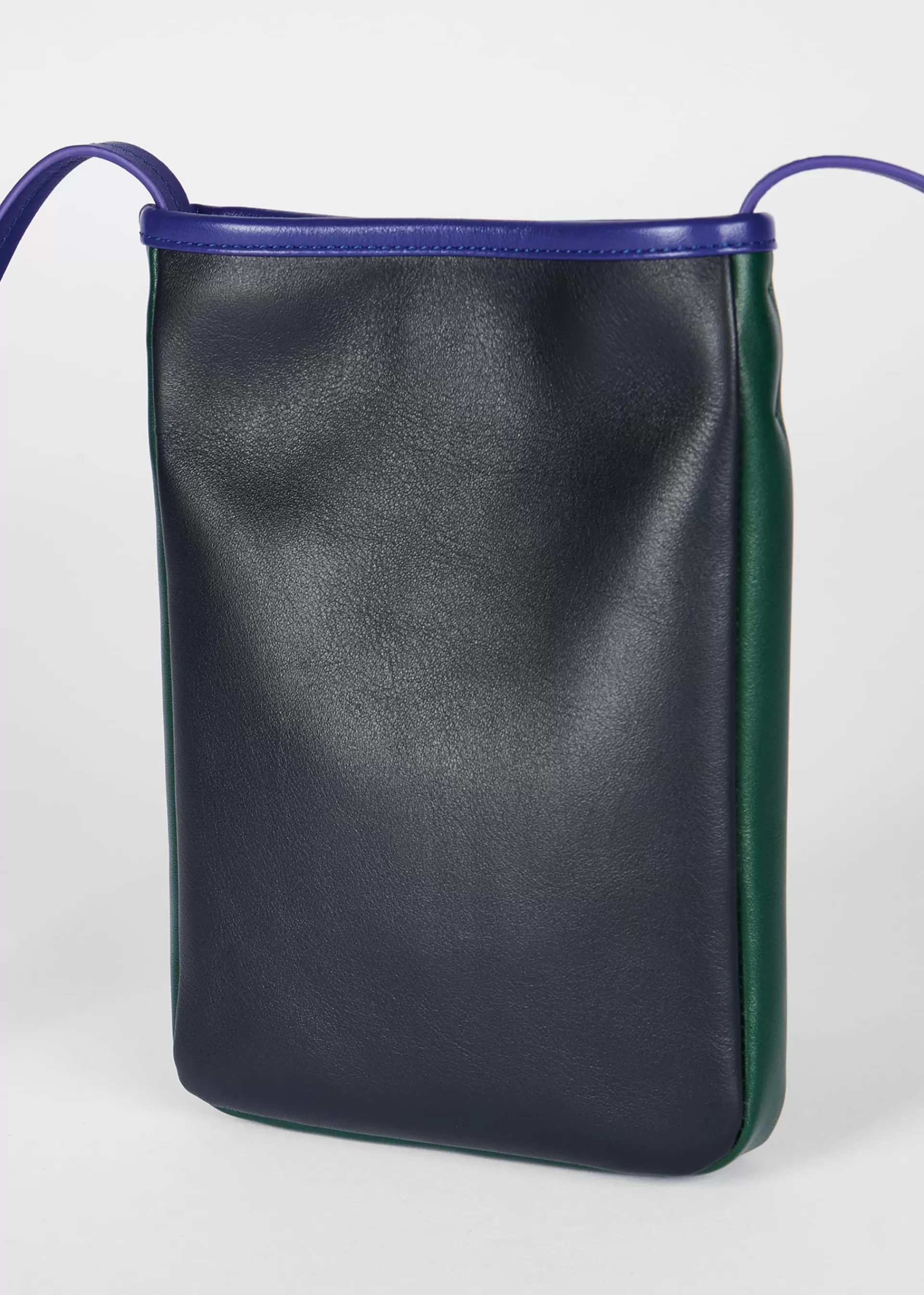 Colour-Block Leather Pouch Bag>Paul Smith Best Sale