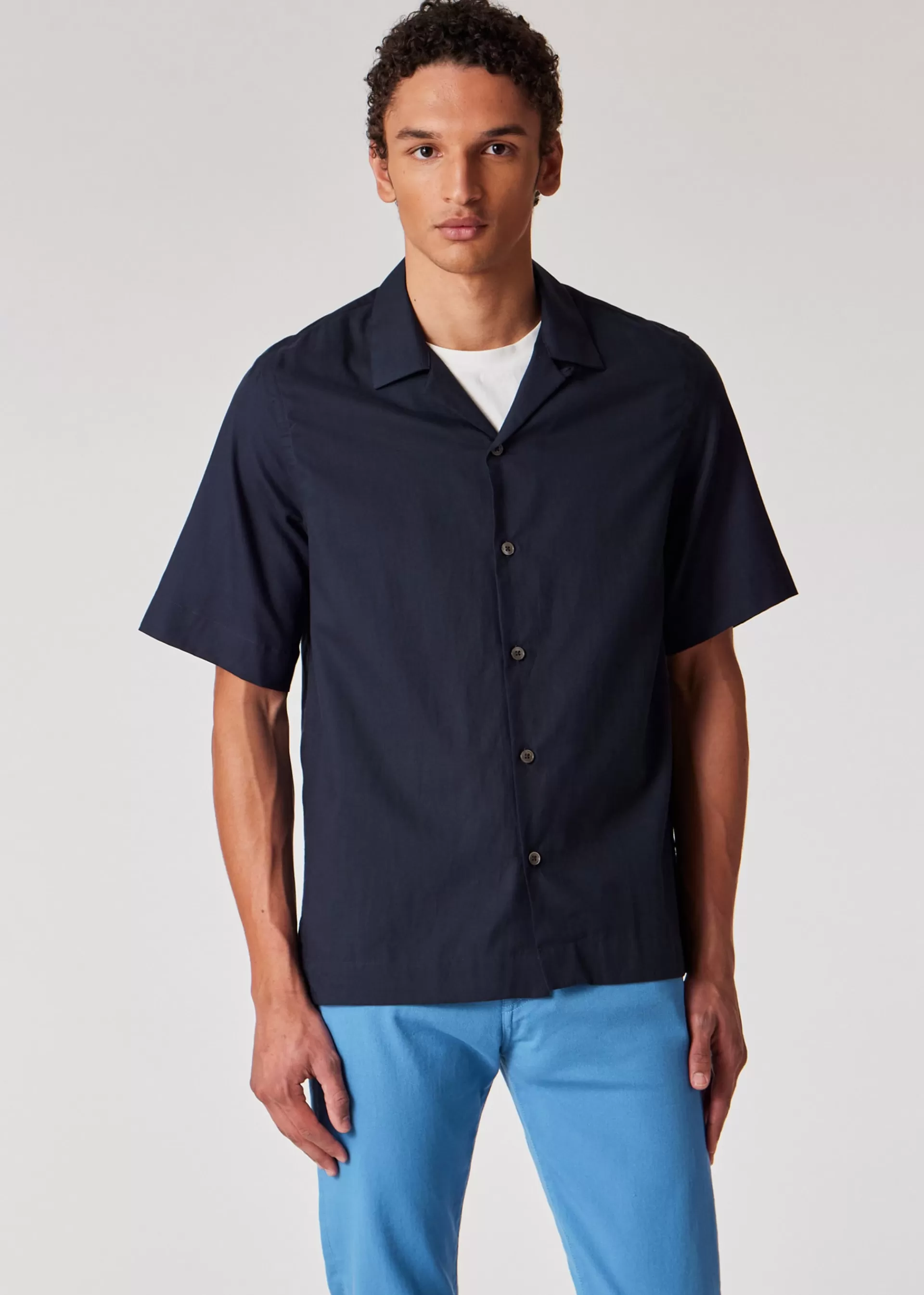Cotton Flannel Short Sleeve Shirt>Paul Smith Cheap