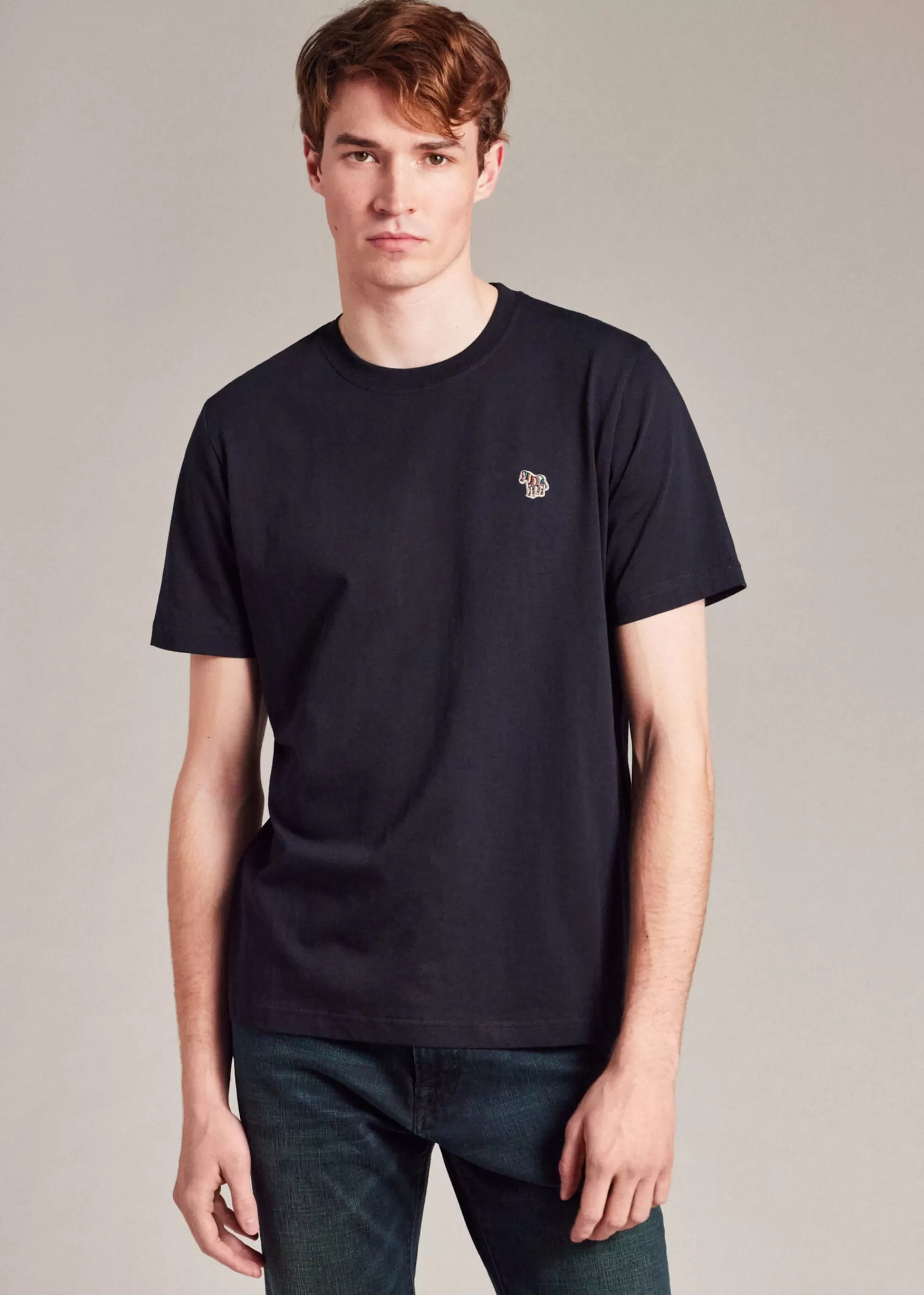 Cotton Zebra Logo T-Shirt>Paul Smith Cheap