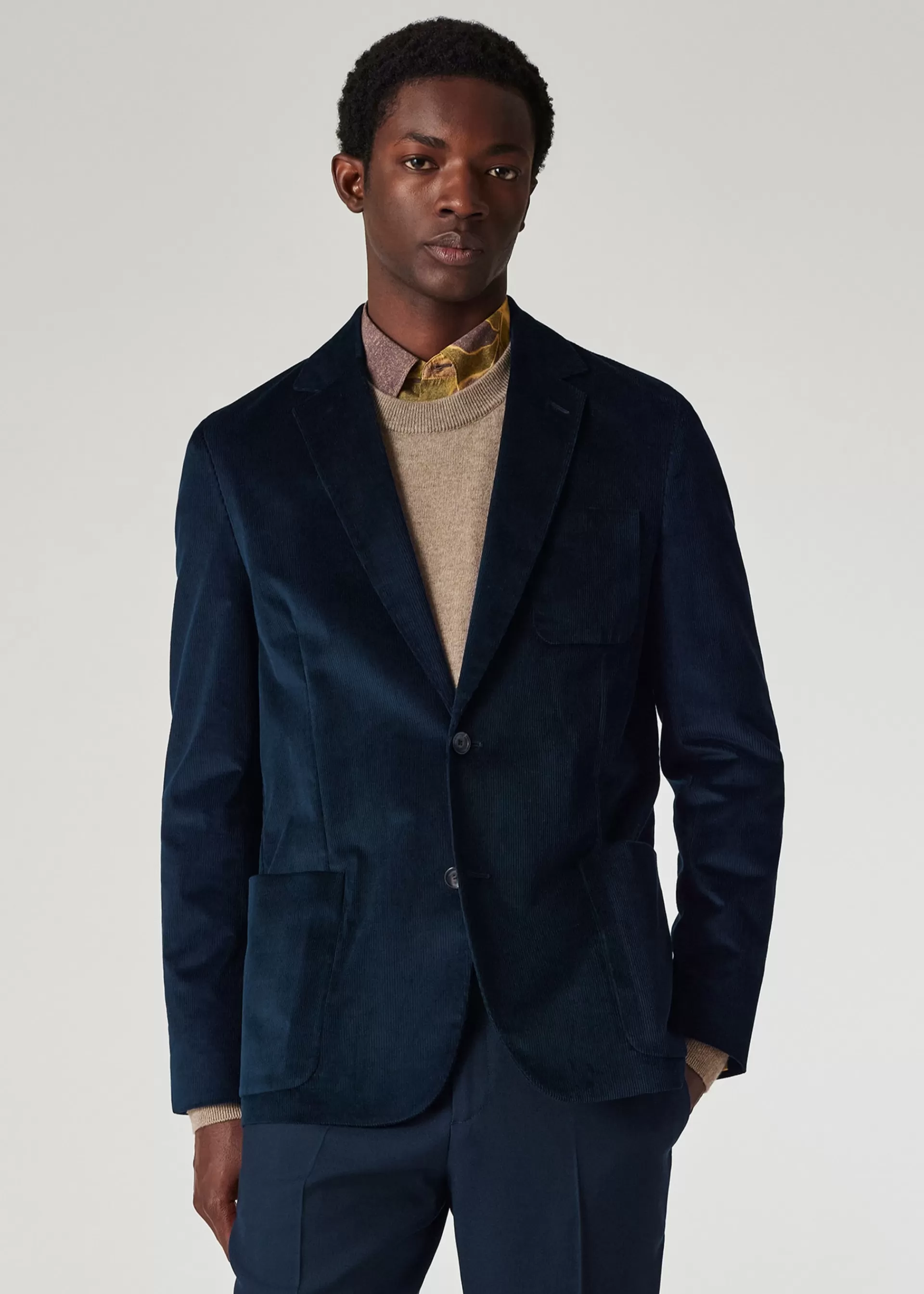 Cotton-Blend Corduroy Unlined Blazer>Paul Smith Clearance