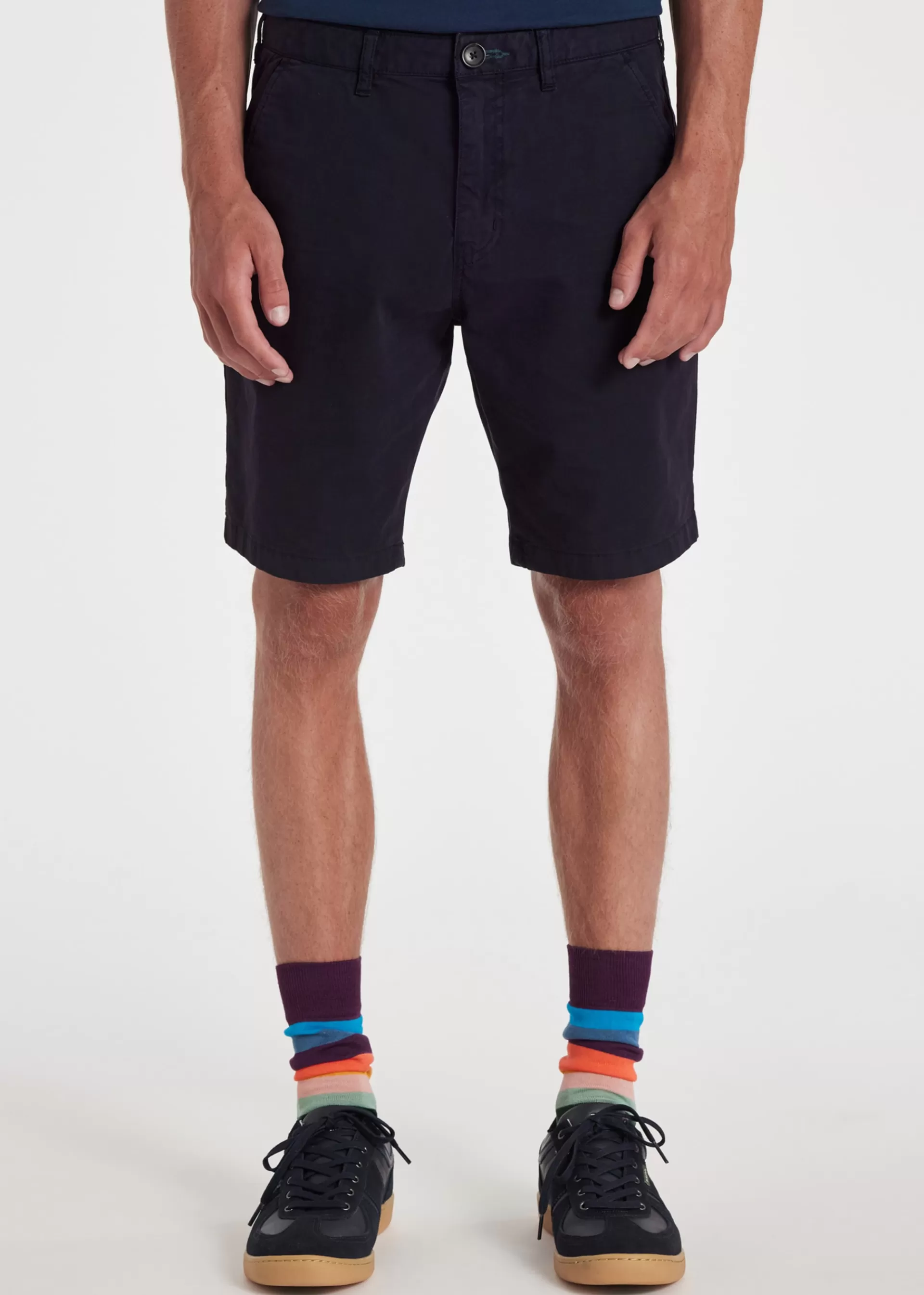 Cotton-Blend Zebra Logo Shorts>Paul Smith Clearance