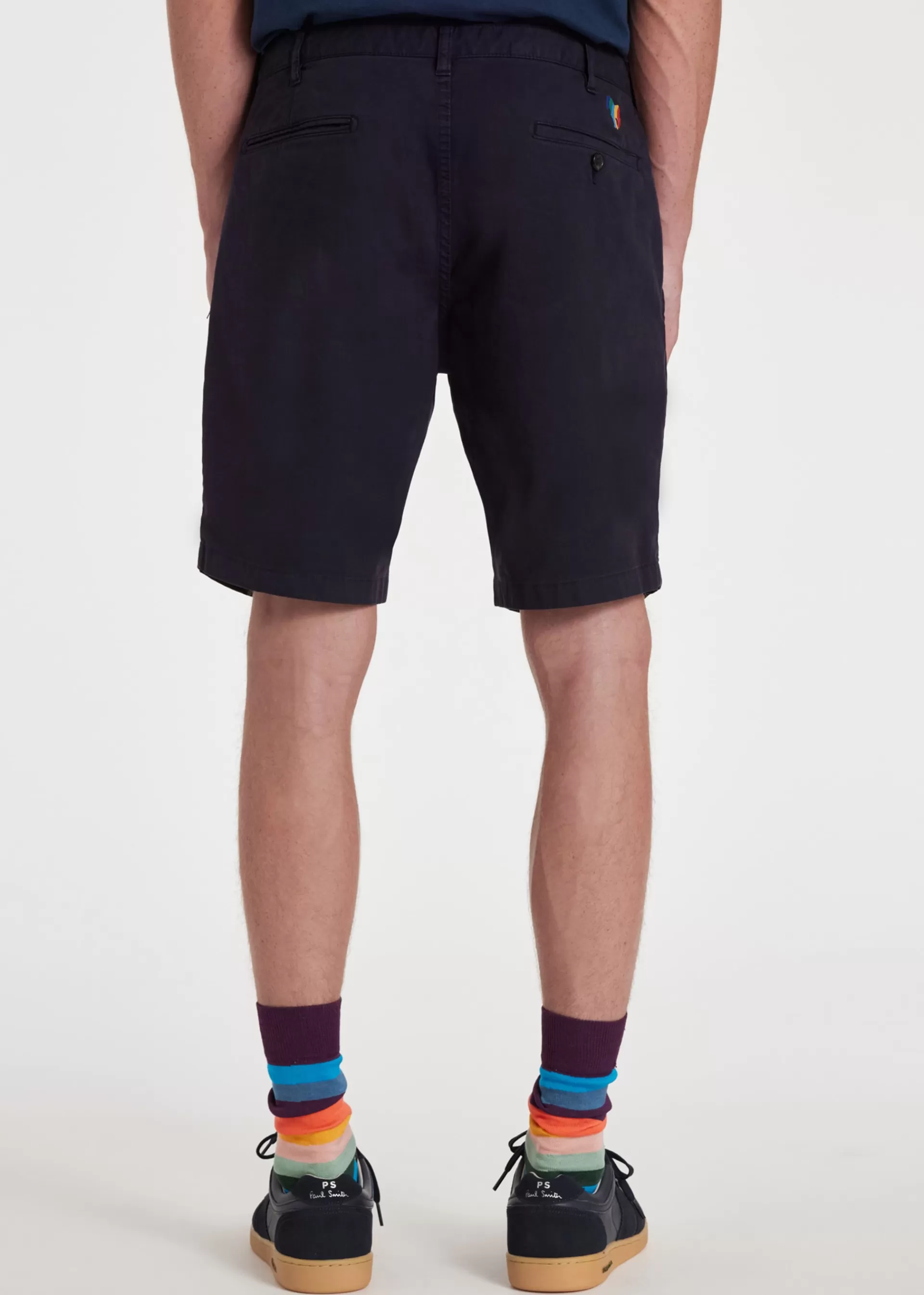 Cotton-Blend Zebra Logo Shorts>Paul Smith Clearance