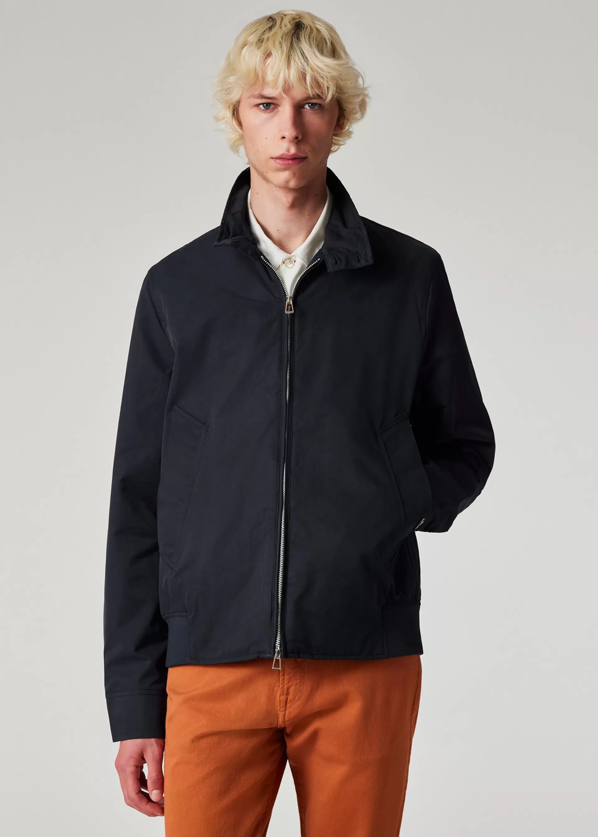 Cotton-Nylon Harrington Jacket>Paul Smith Fashion