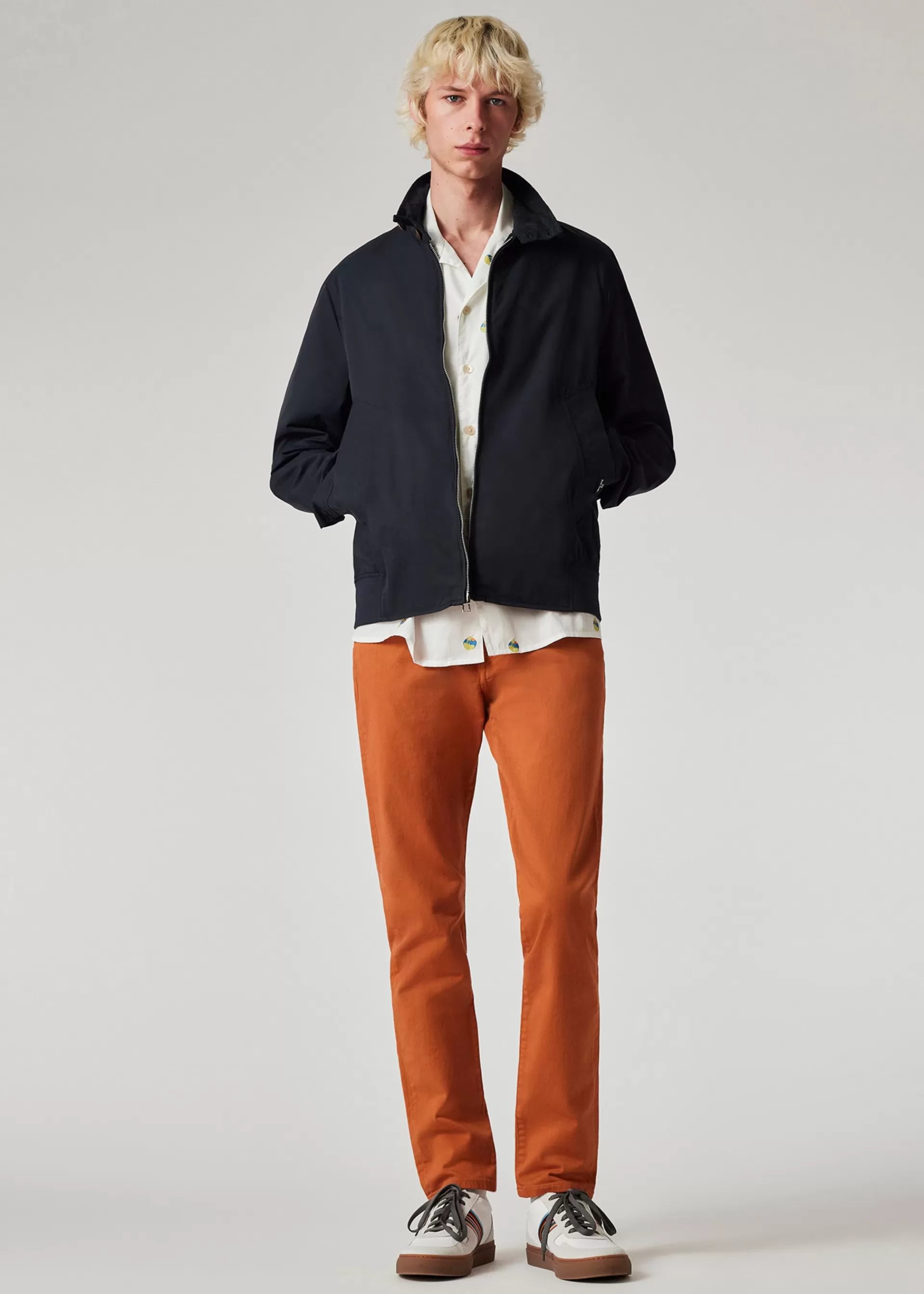 Cotton-Nylon Harrington Jacket>Paul Smith Fashion