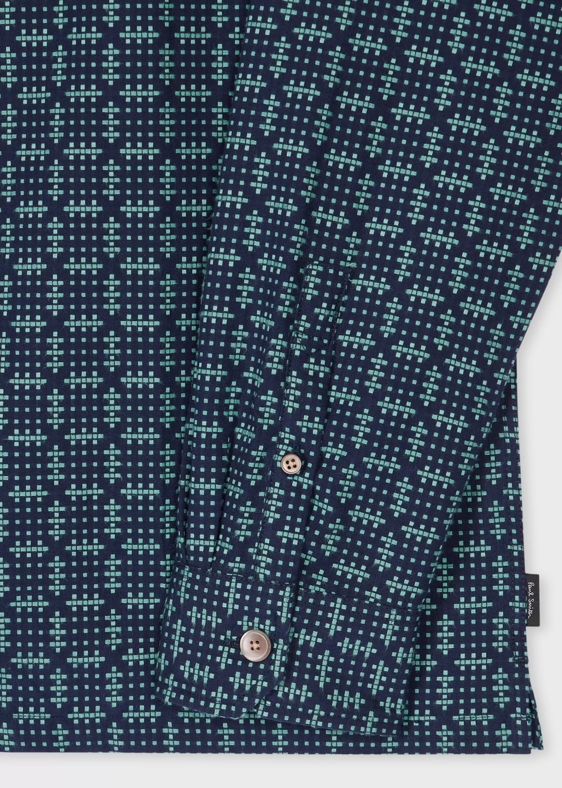 Cross-Stitch Textured Jacquard Shirt>Paul Smith Online