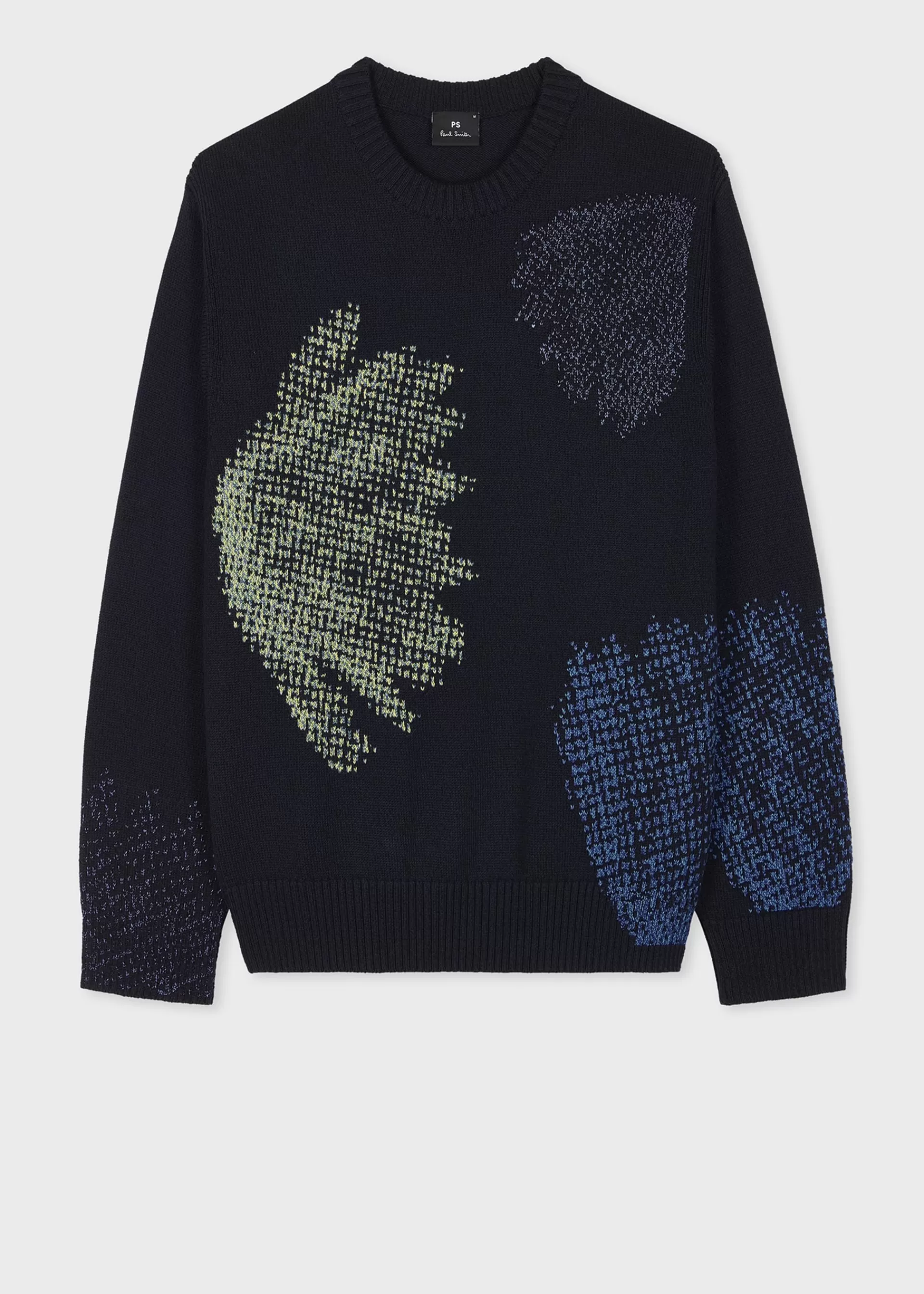 'Half Tone Floral' Crew Neck Knitted Sweater>Paul Smith Cheap