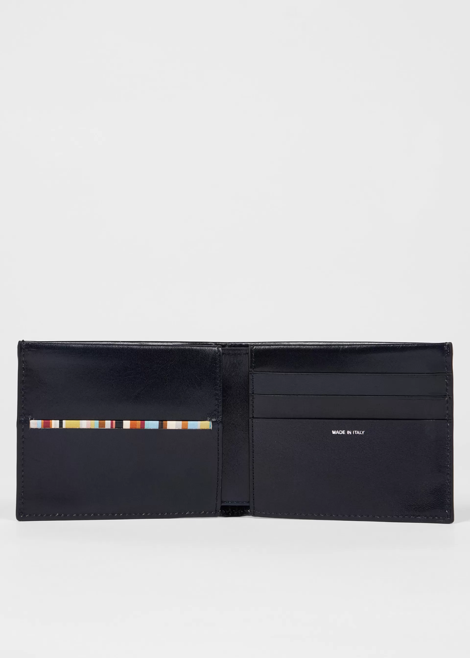 Interior 'Signature Stripe' Trim Billfold Wallet>Paul Smith Outlet