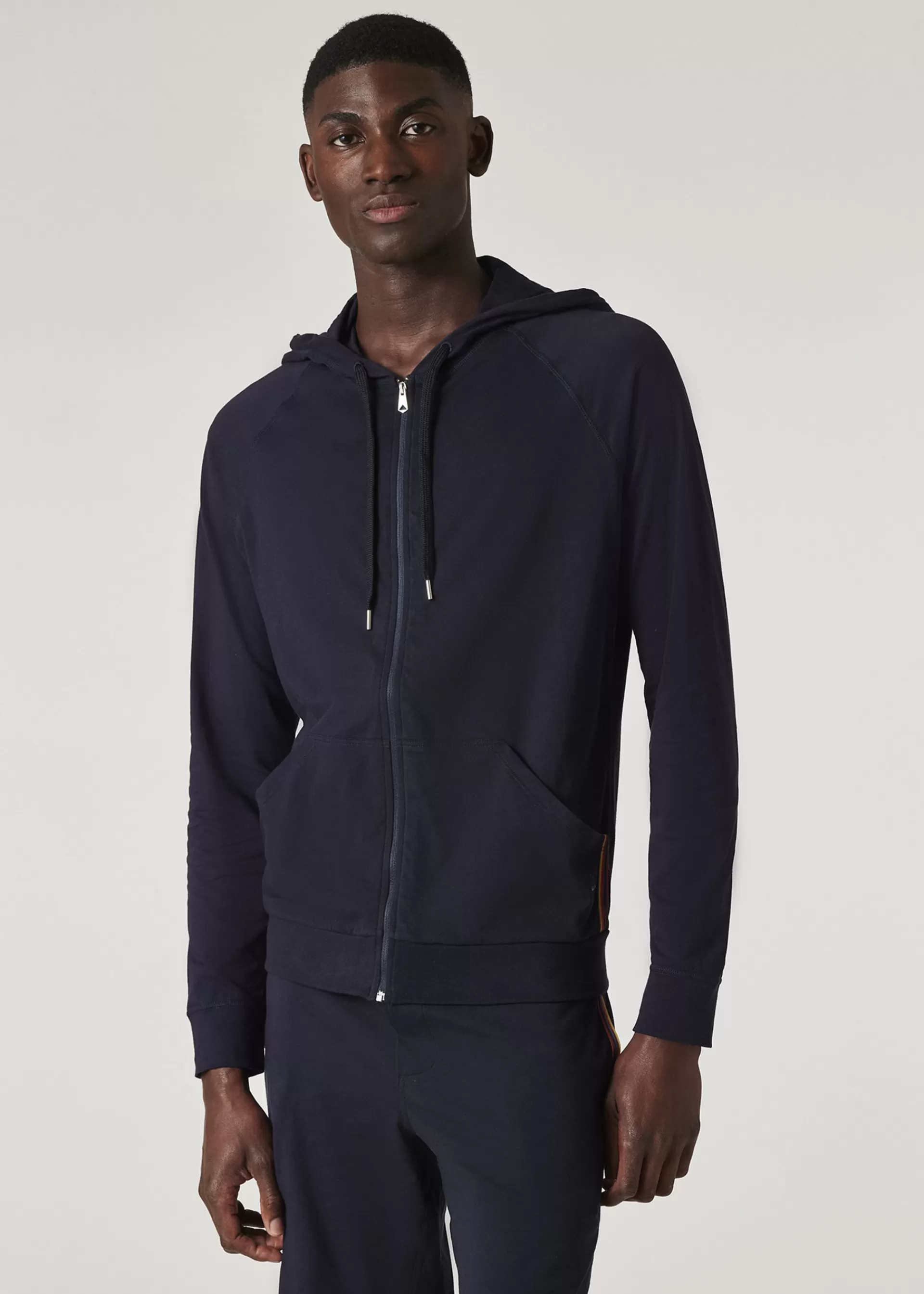 Jersey Cotton Zip Lounge Hoodie>Paul Smith Discount