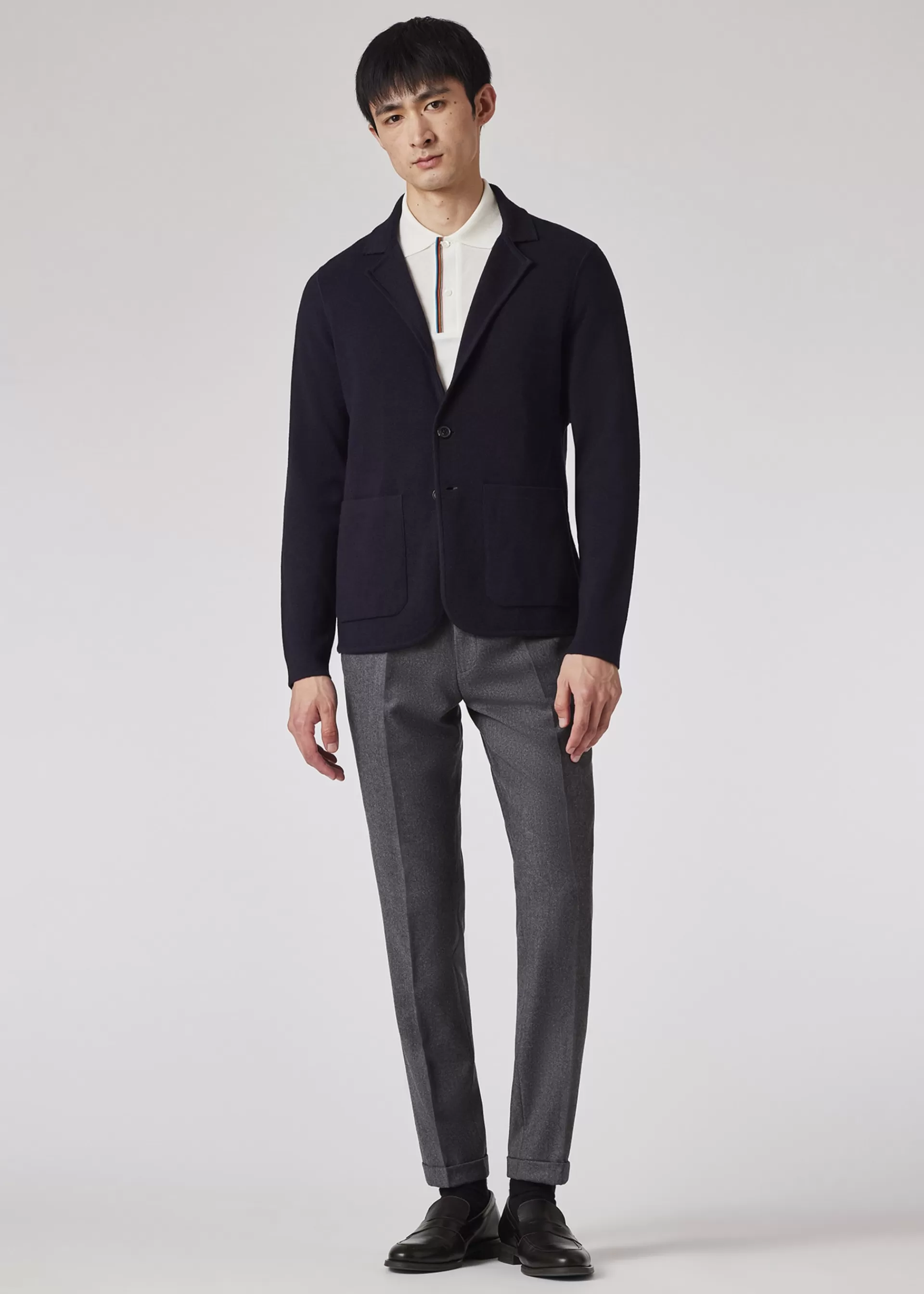 Knitted Wool Cardigan Blazer>Paul Smith Cheap