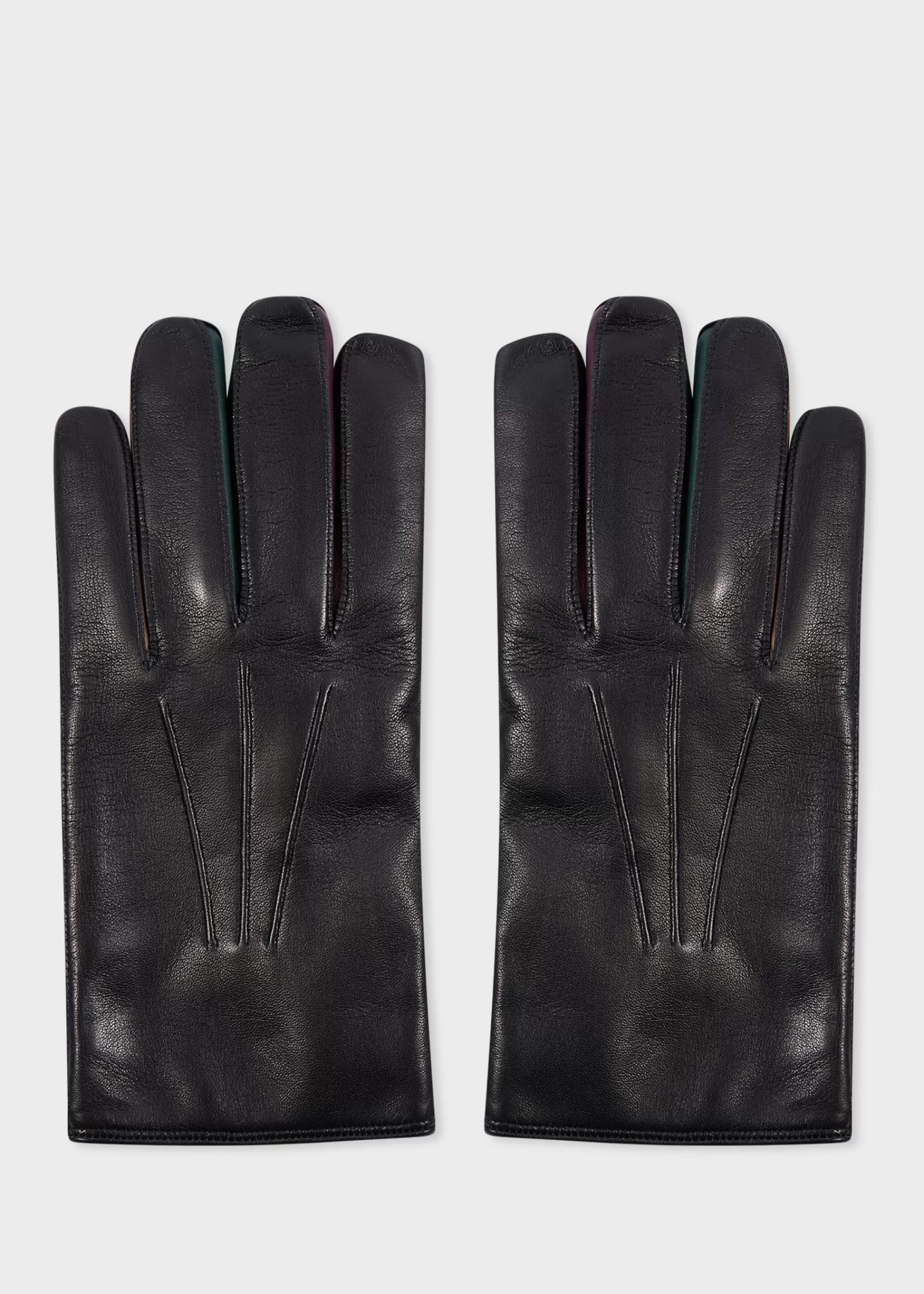 Leather 'Concertina' Gloves>Paul Smith Fashion