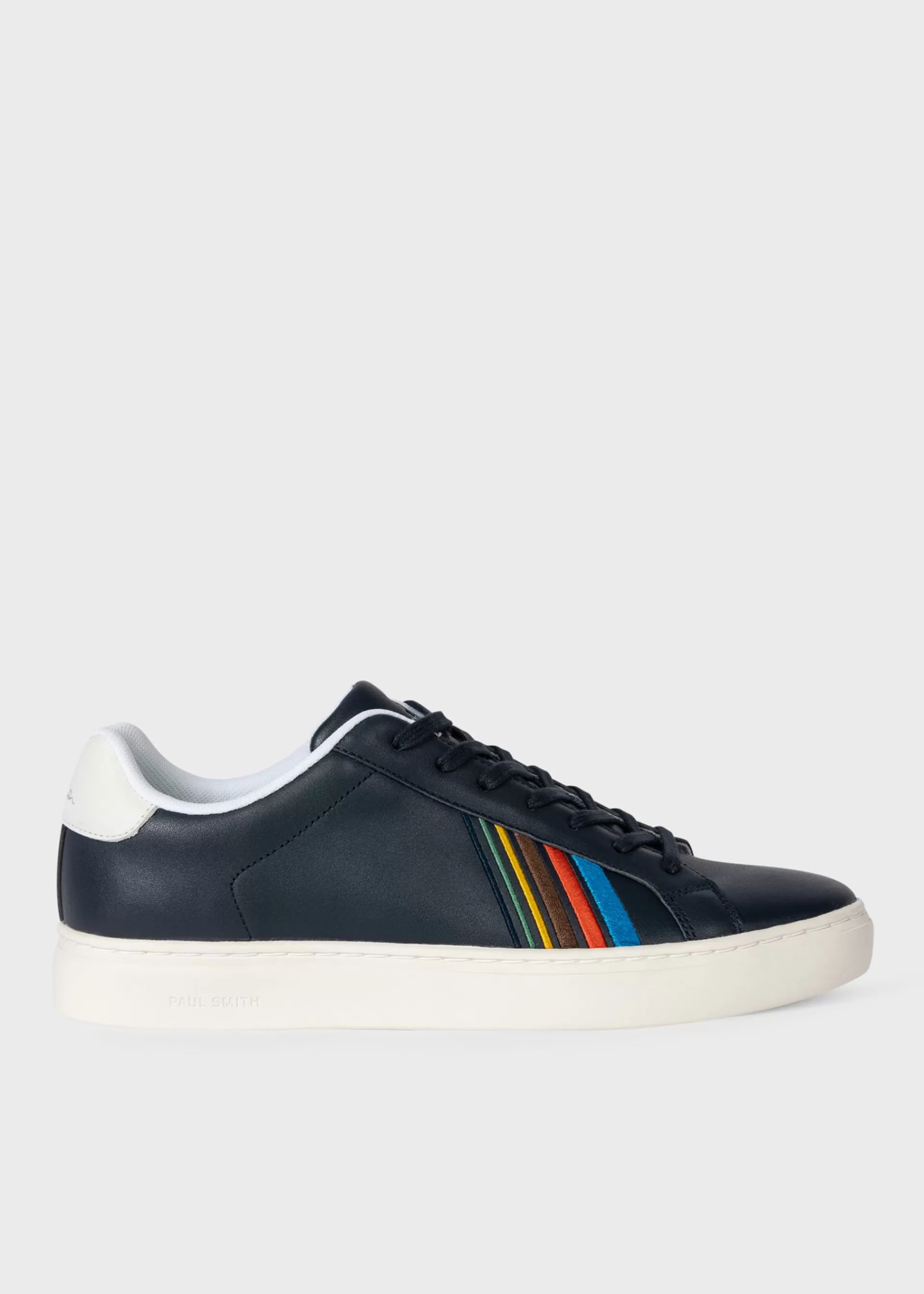 Leather 'Sports Stripe' 'Rex' Sneakers>Paul Smith Outlet