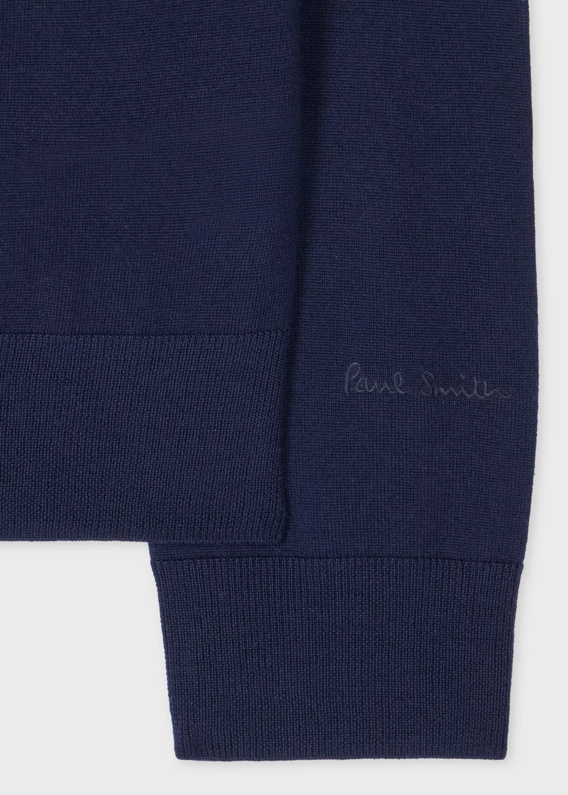 Merino Wool Half-Zip Sweater>Paul Smith New