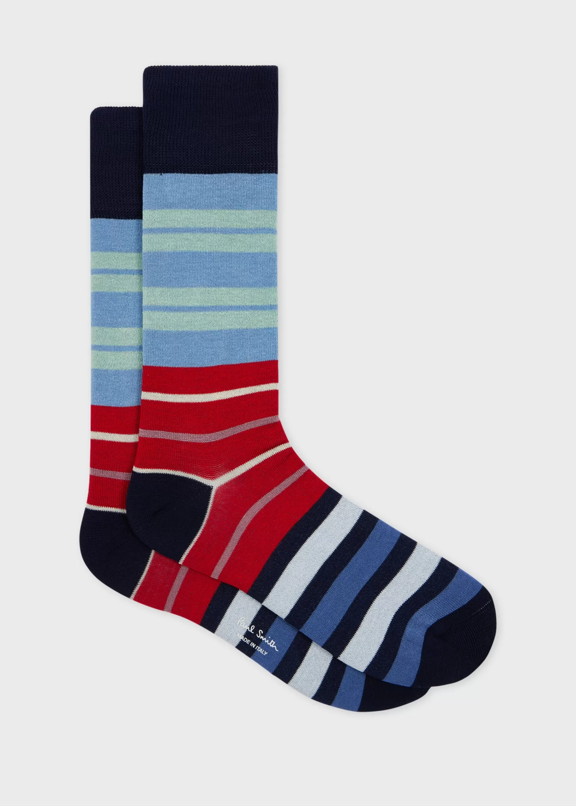 Mixed Block Stripe Socks>Paul Smith Hot