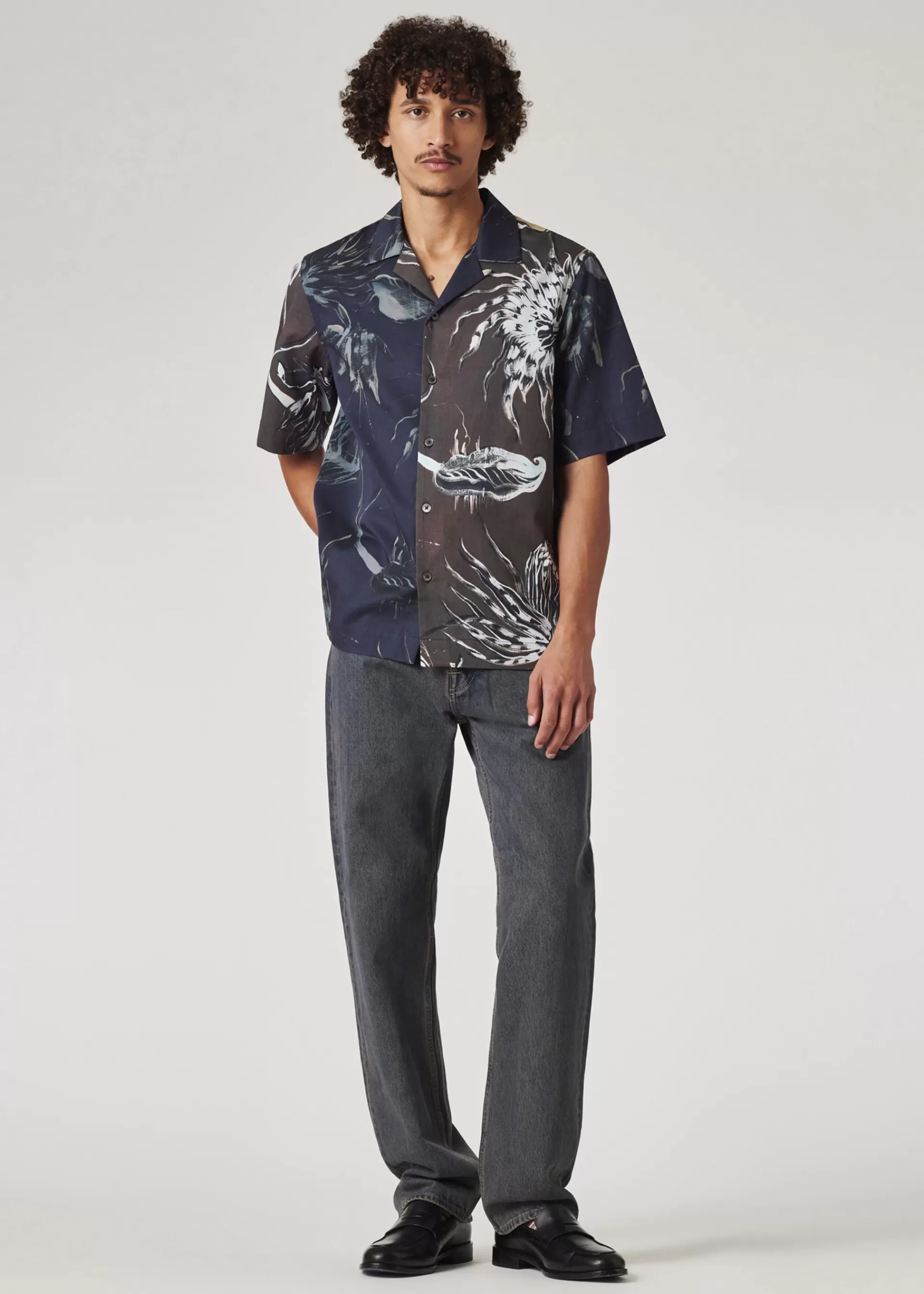 Mixed Panelled 'Thistleberry' Shirt>Paul Smith Discount