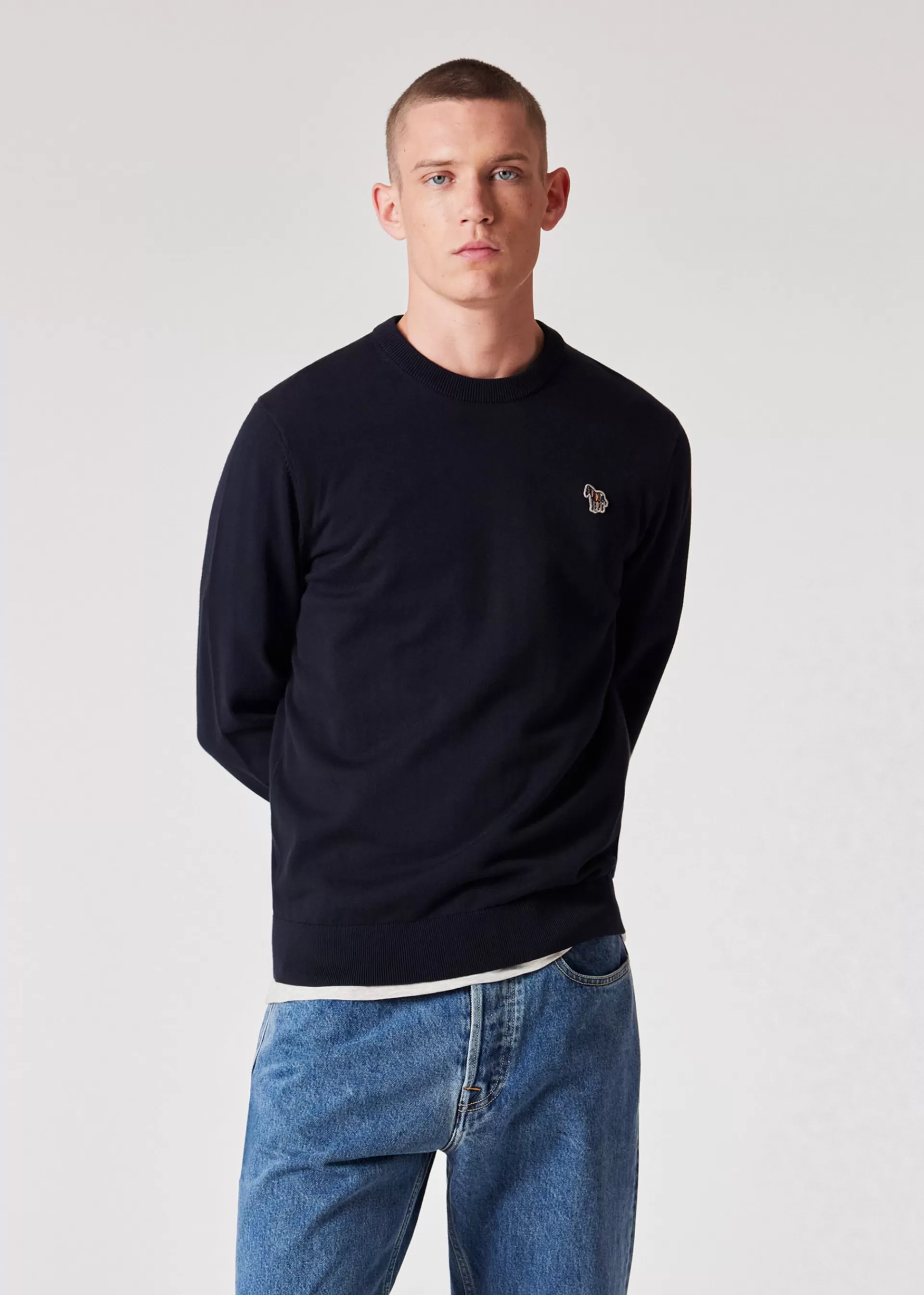 Organic Cotton Zebra Logo Sweater>Paul Smith Store