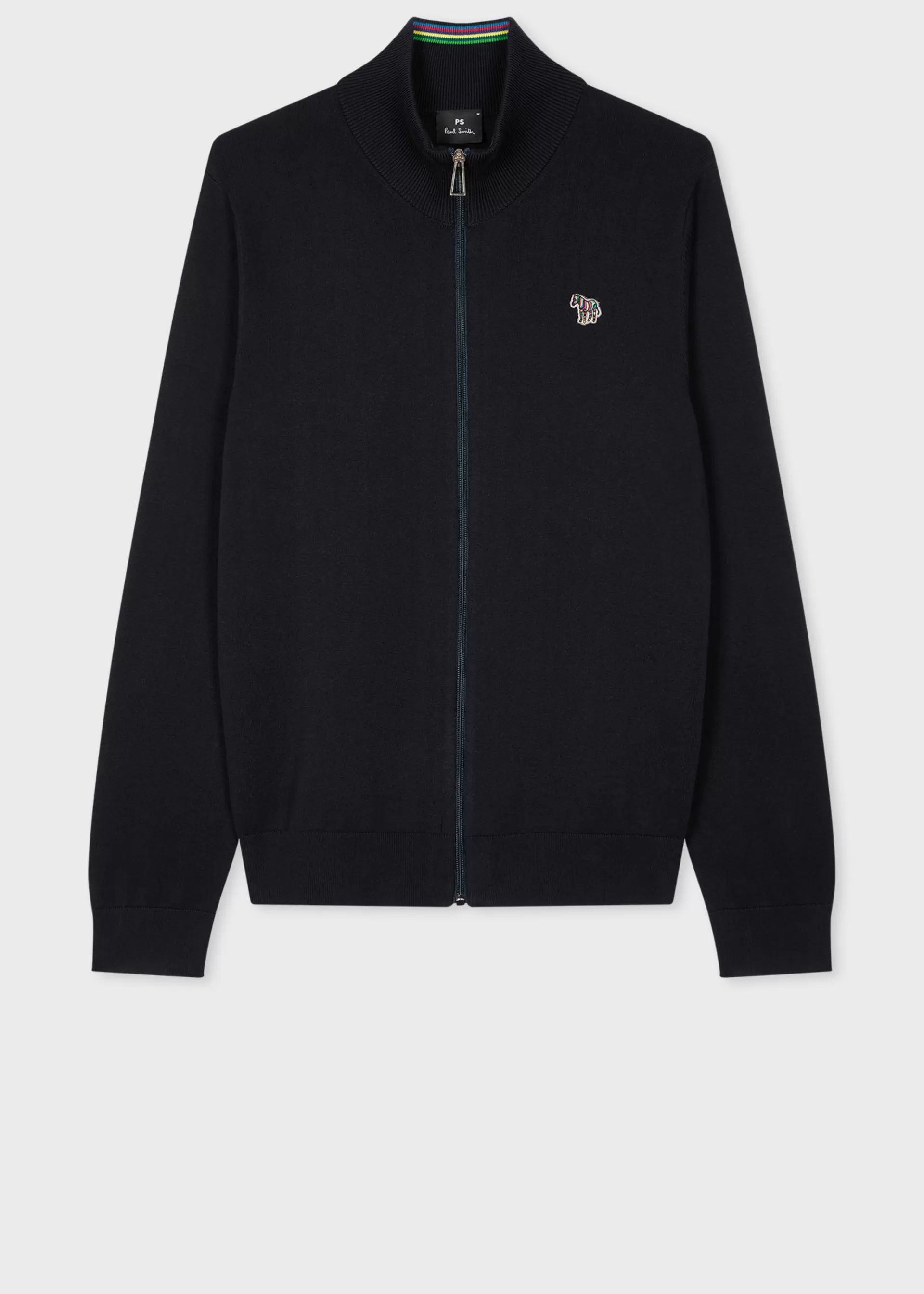 Organic Cotton Zebra Logo Zip Cardigan>Paul Smith Hot