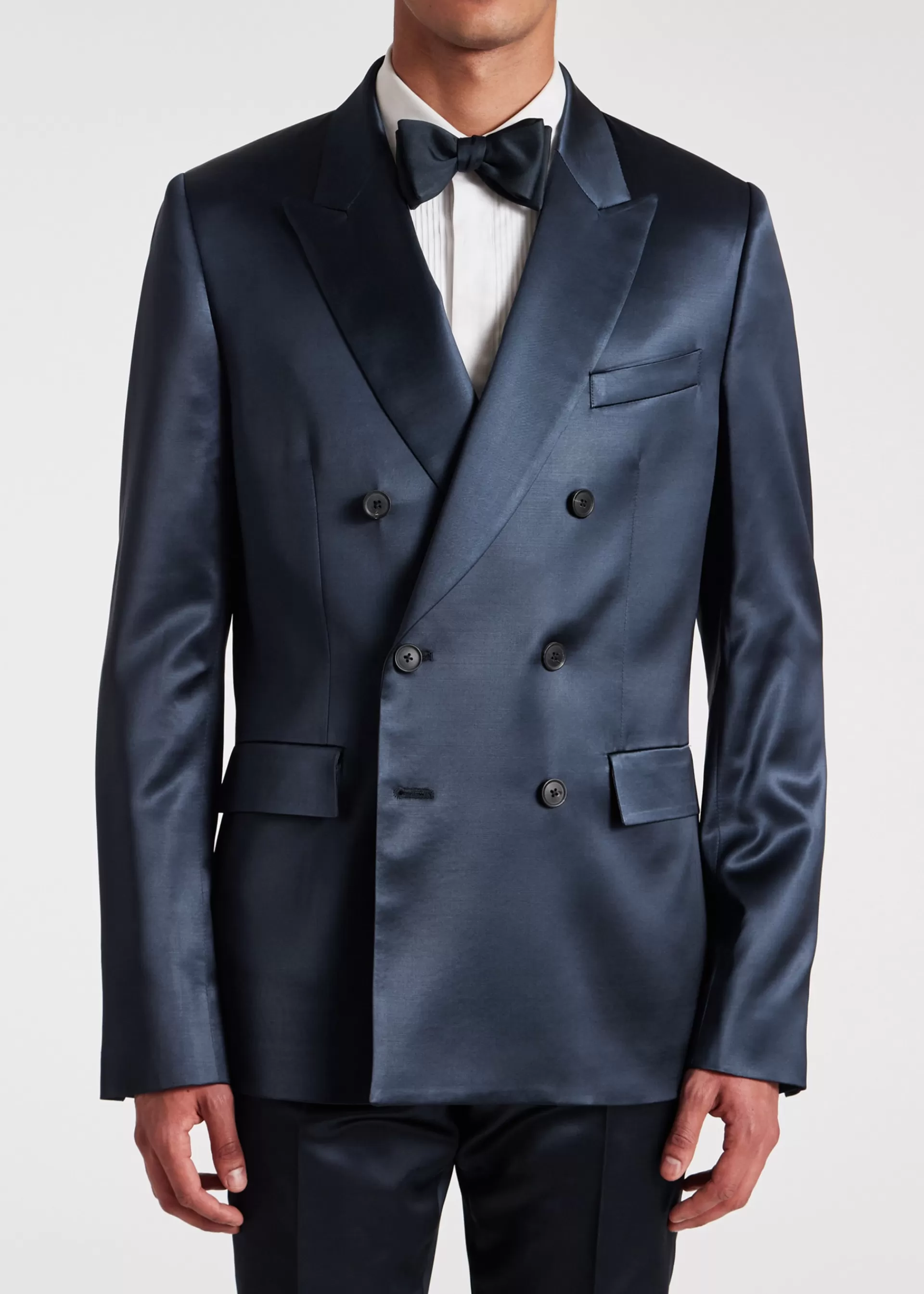 Satin Double-Breasted Blazer>Paul Smith Flash Sale