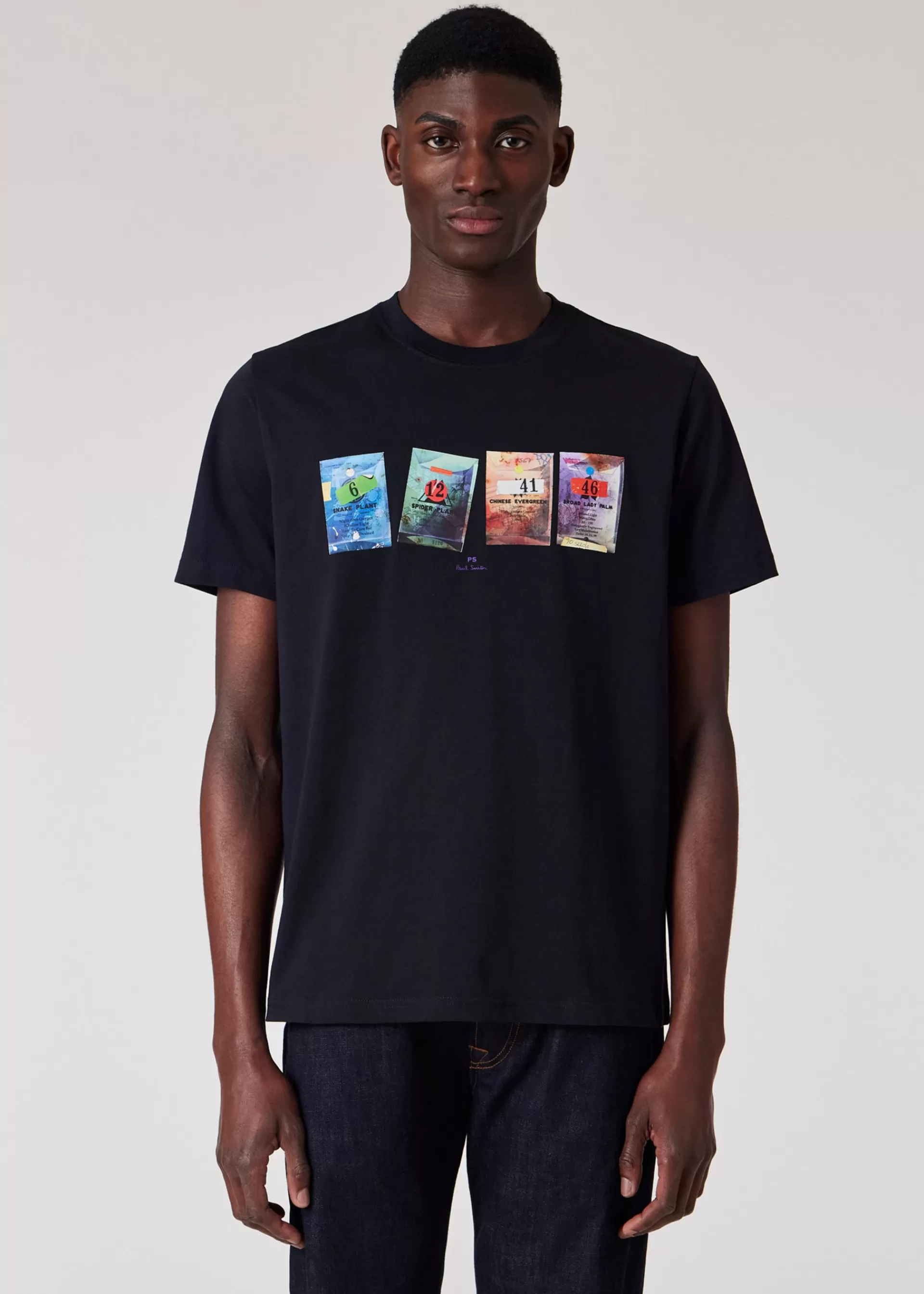 'Seed Packet' Print T-Shirt>Paul Smith New