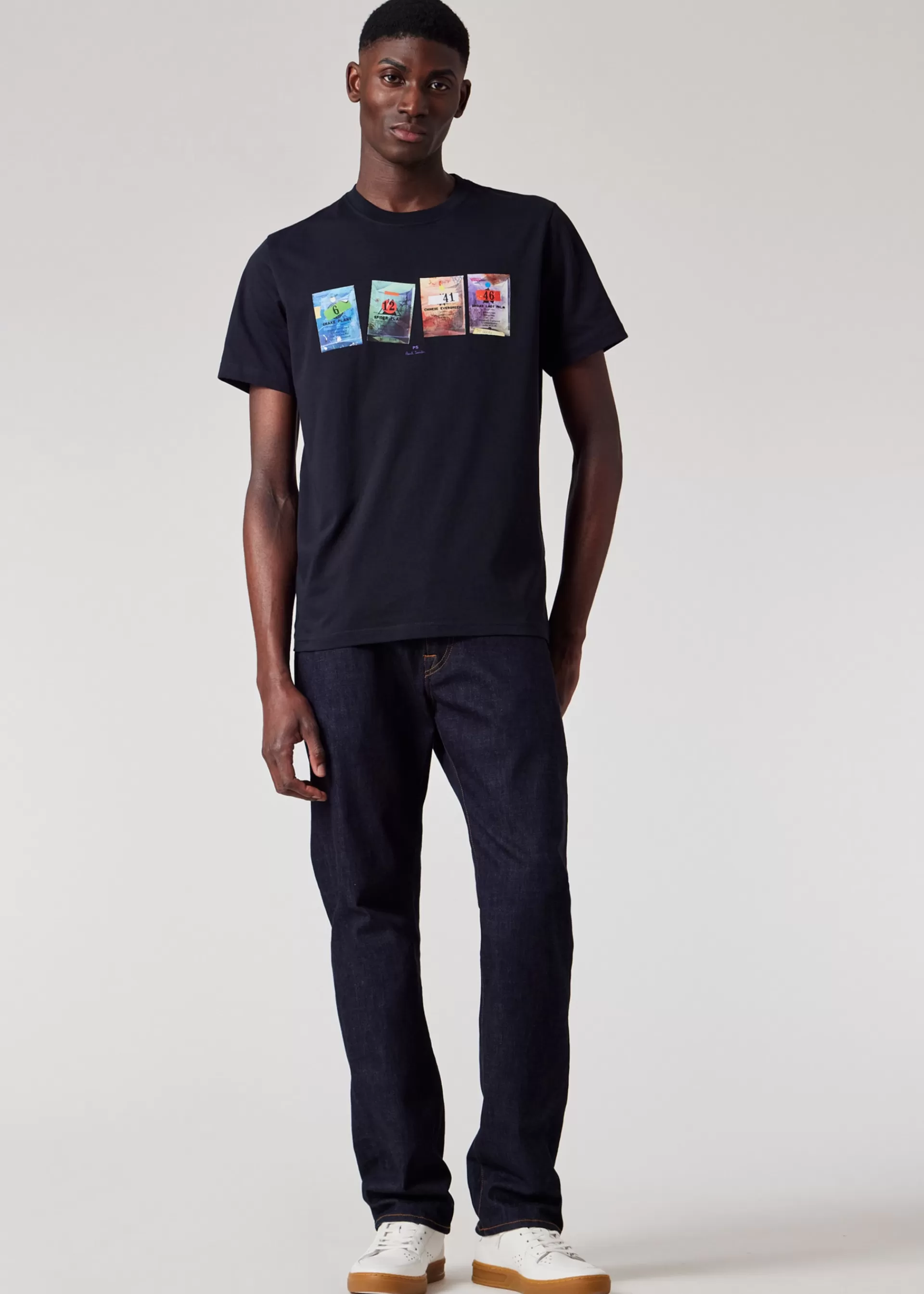 'Seed Packet' Print T-Shirt>Paul Smith New