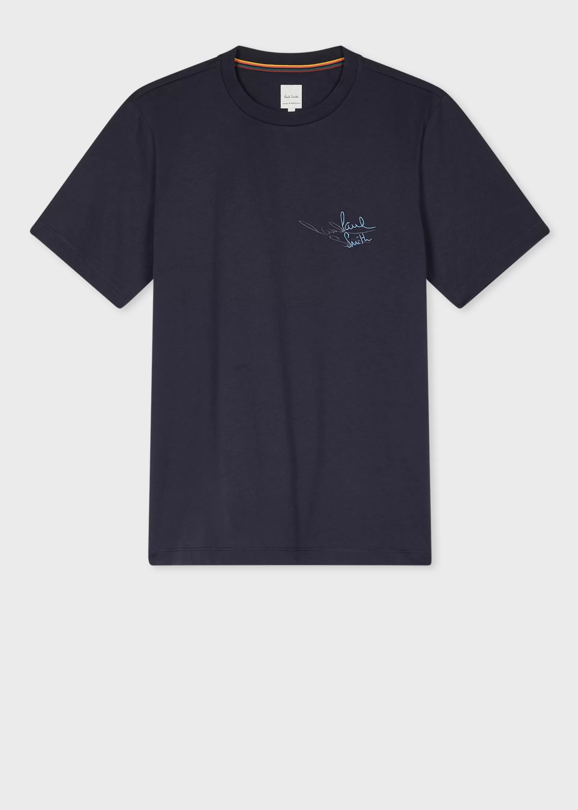 'Shadow Logo' Cotton T-Shirt>Paul Smith Discount