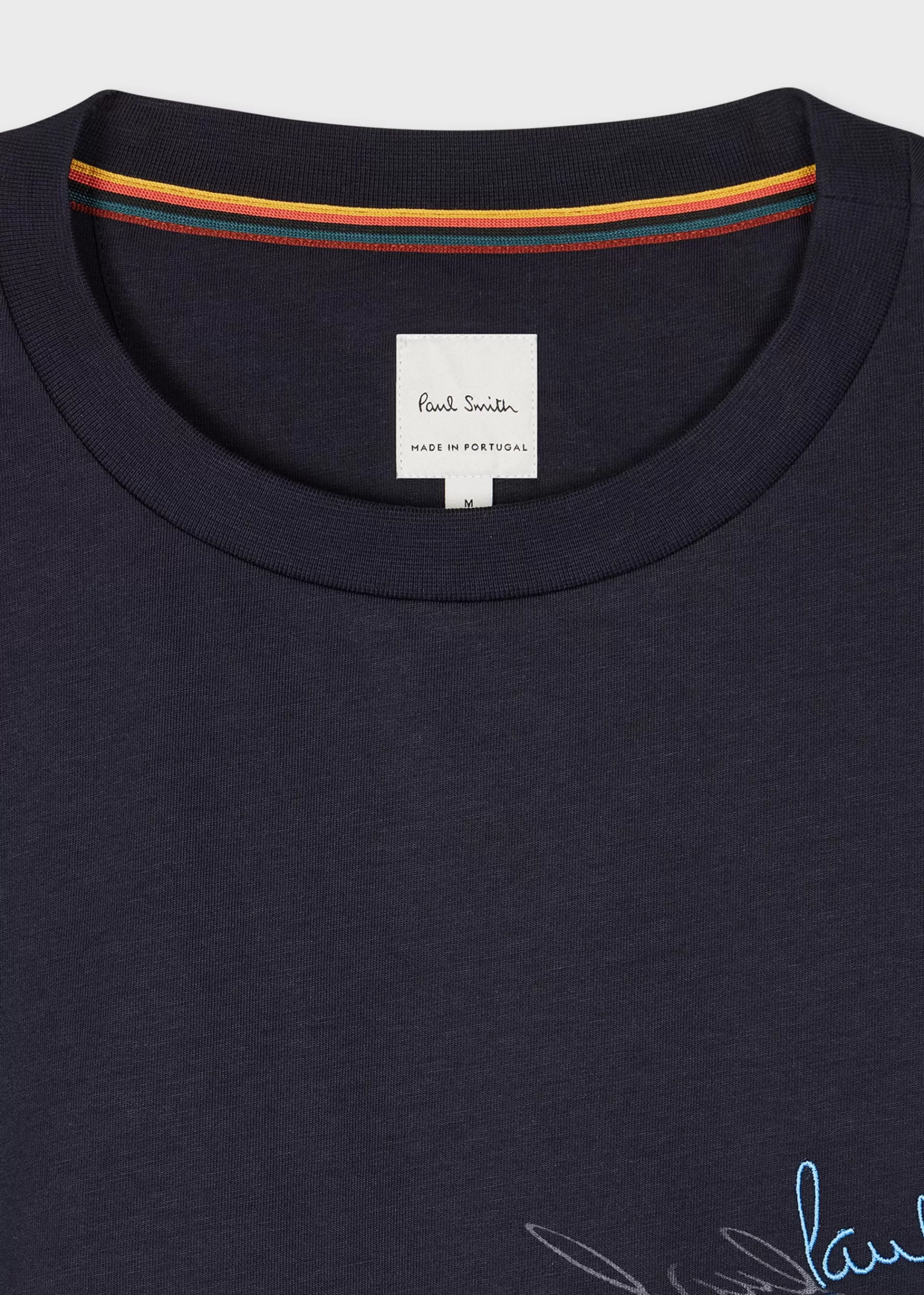 'Shadow Logo' Cotton T-Shirt>Paul Smith Discount