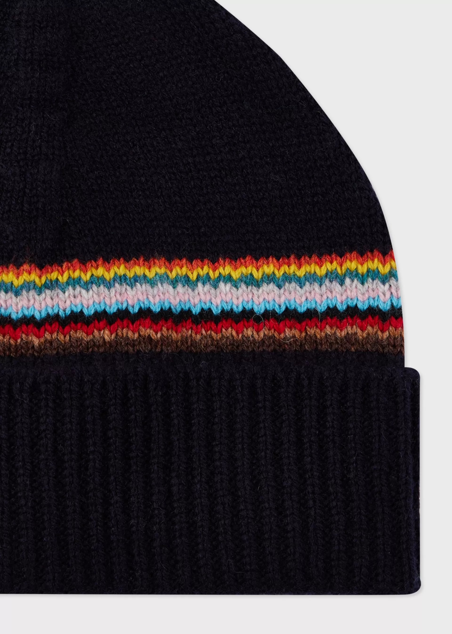 Navy 'Signature Stripe' Block Beanie & Navy and Blue Block Stripe Scarf Gift Set>Paul Smith Fashion