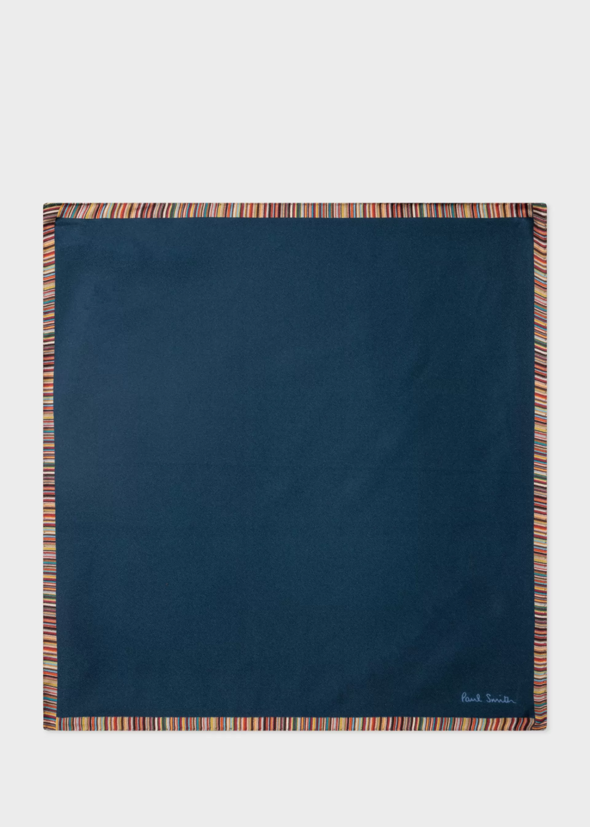 'Signature Stripe' Silk Pocket Square>Paul Smith Cheap