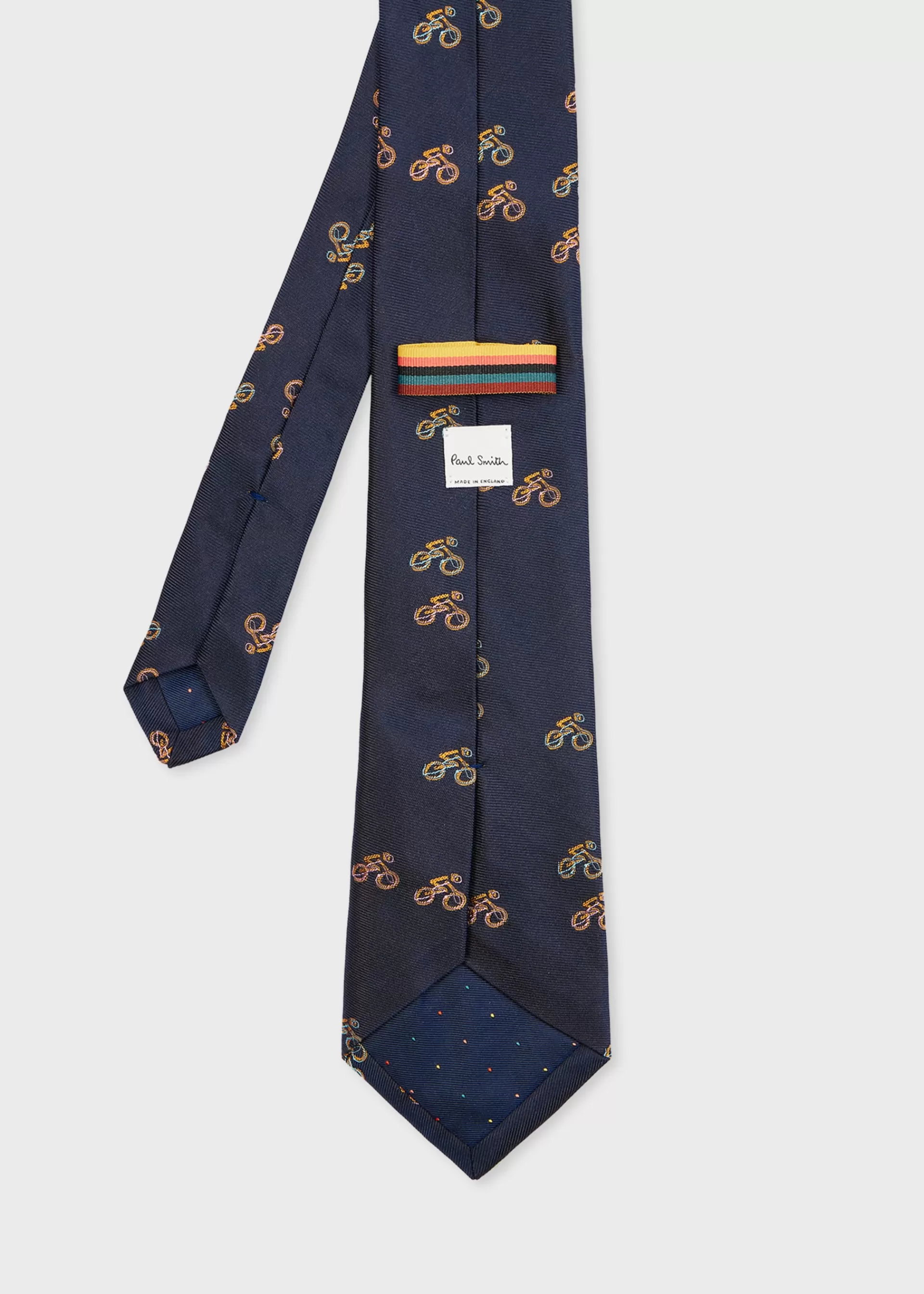 Silk 'Cyclist Sketch' Tie>Paul Smith Cheap