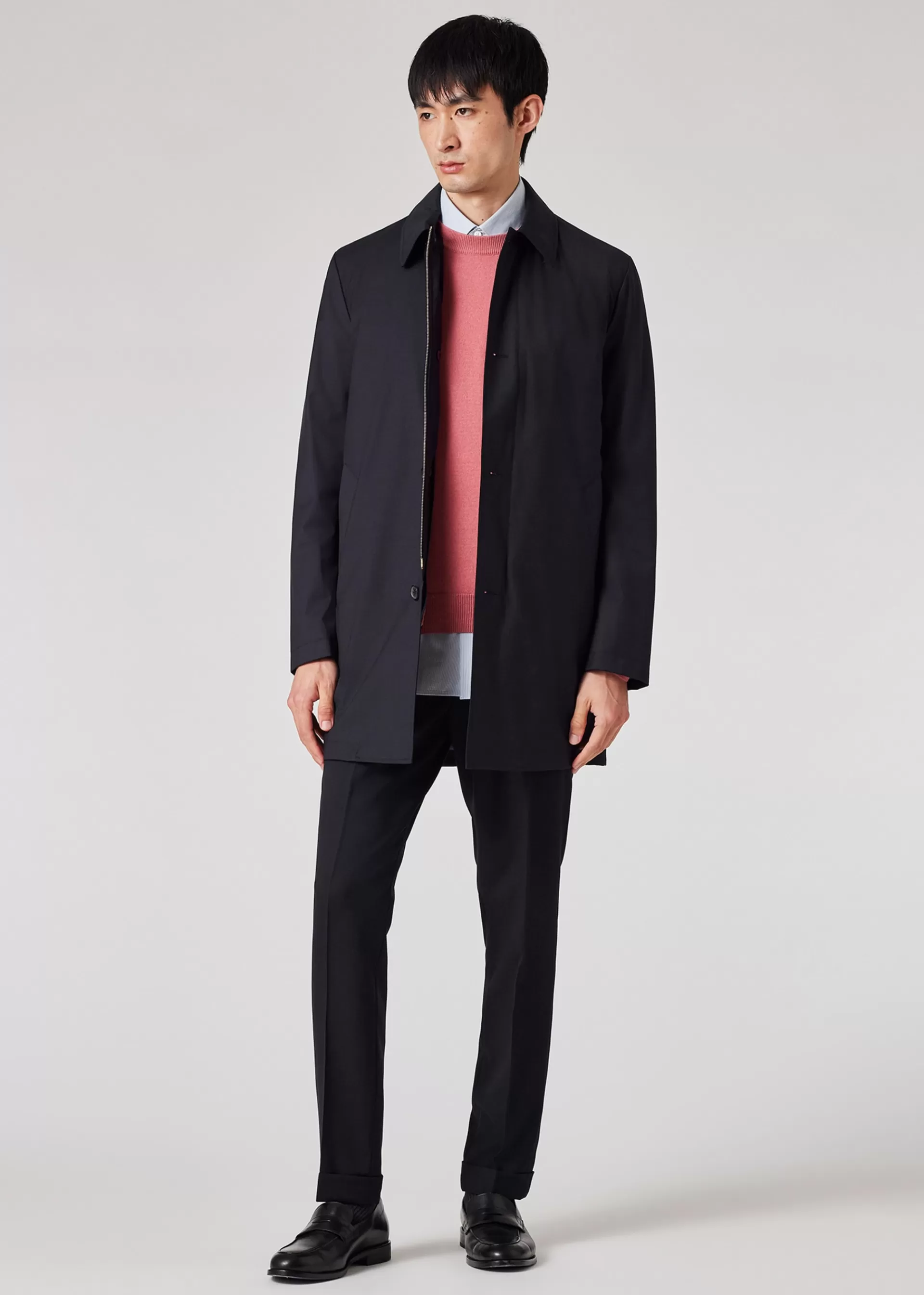 'Storm System' Wool Mac With Detachable Gilet>Paul Smith Best