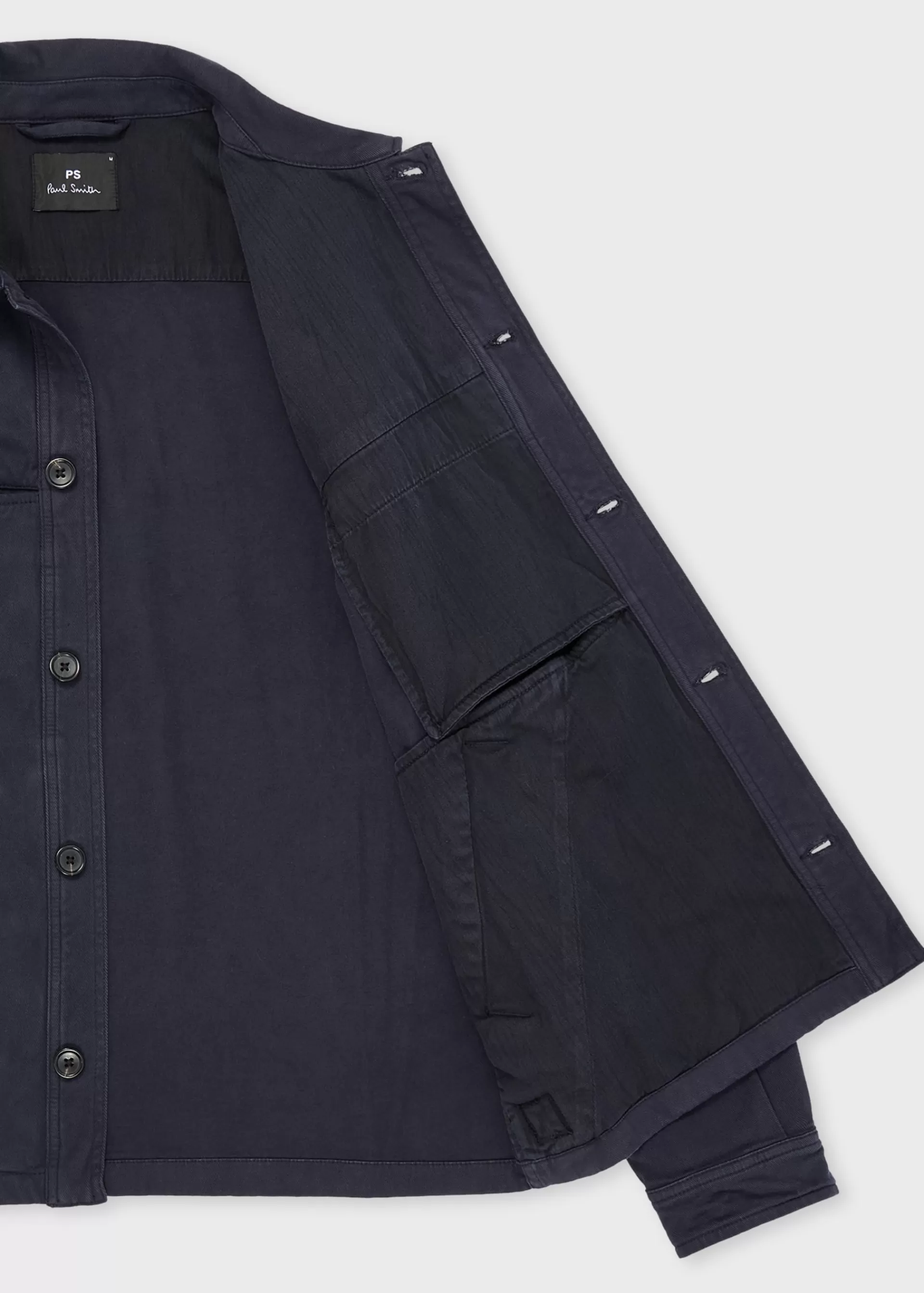 Stretch Cotton-Twill Work Jacket>Paul Smith Shop