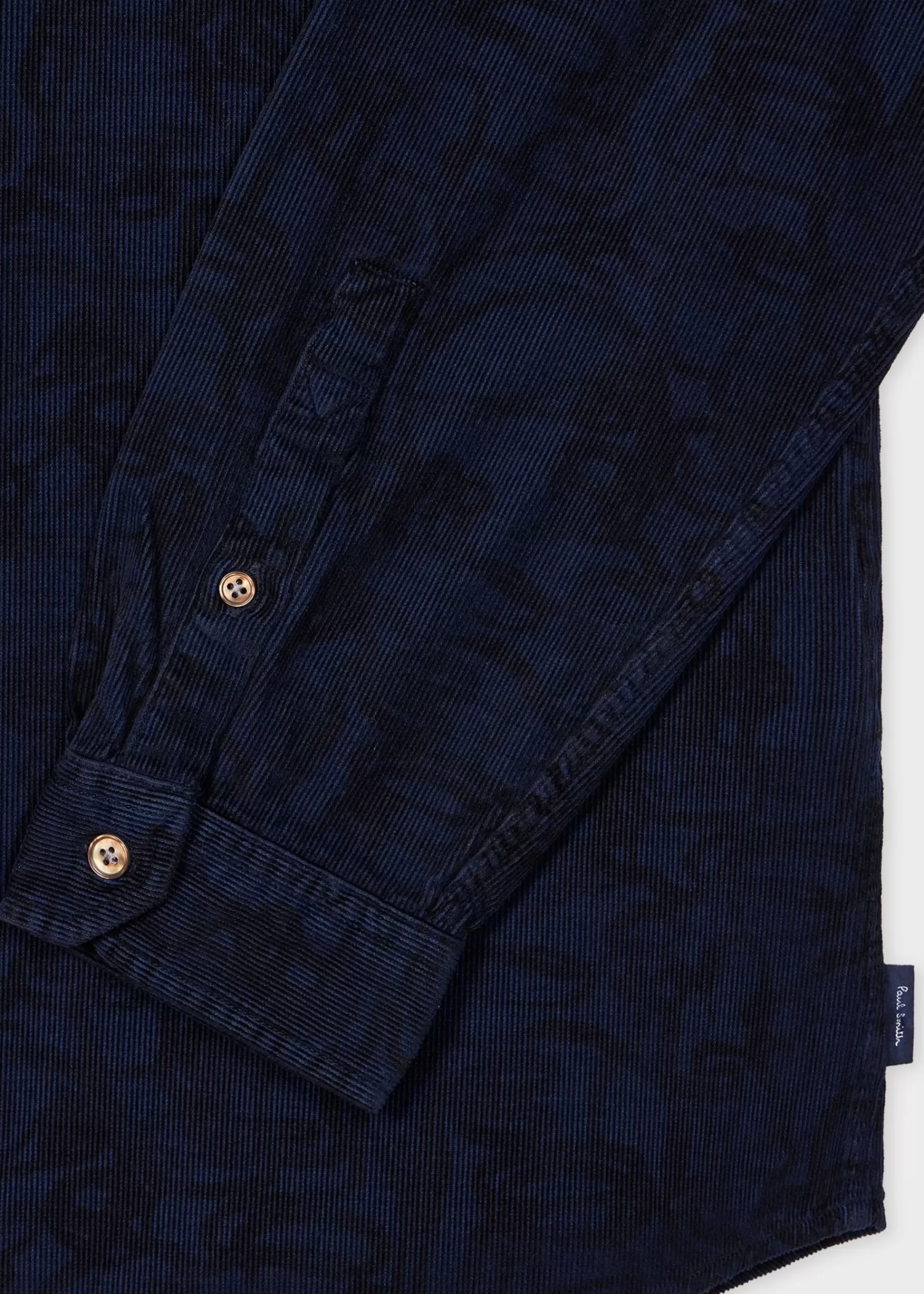 Tailored-Fit Printed Corduroy Shirt>Paul Smith Cheap