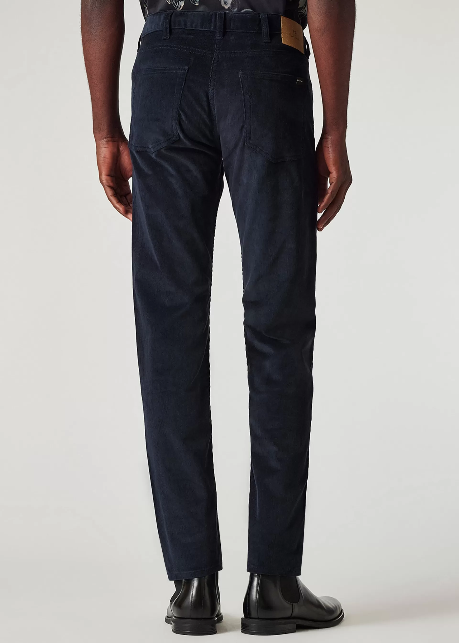 Tapered-Fit Organic Cotton Corduroy Trousers>Paul Smith Clearance
