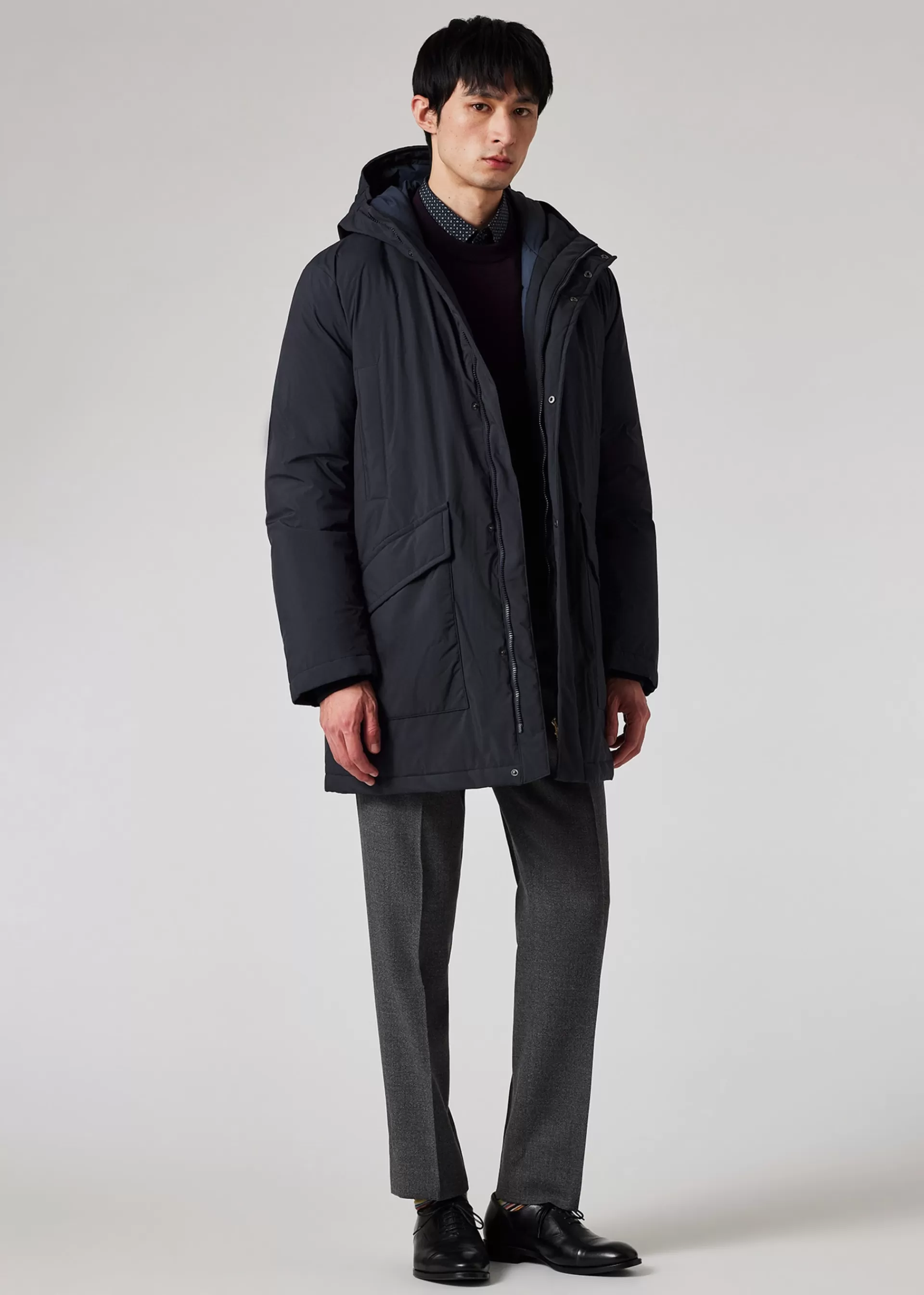 Two-Layer Recycled Polyester-Blend Down Parka>Paul Smith Sale