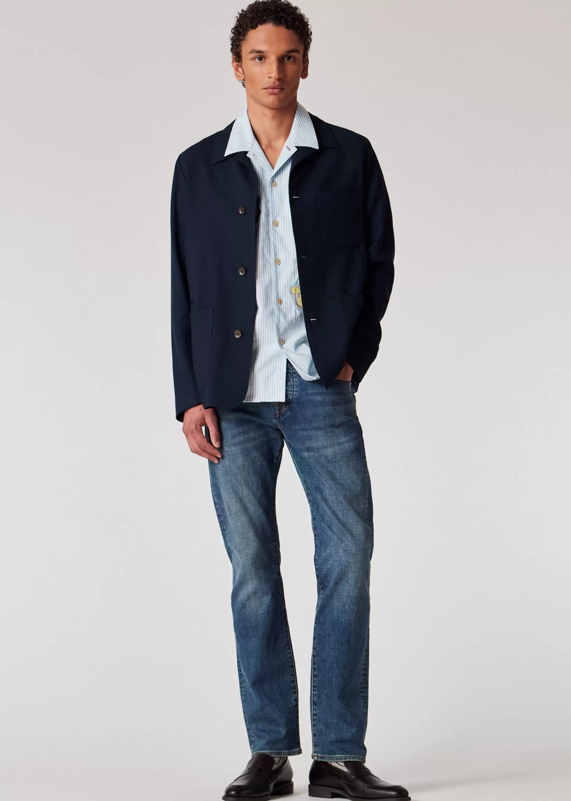 Two-Ply Hopsack Work Jacket>Paul Smith Discount