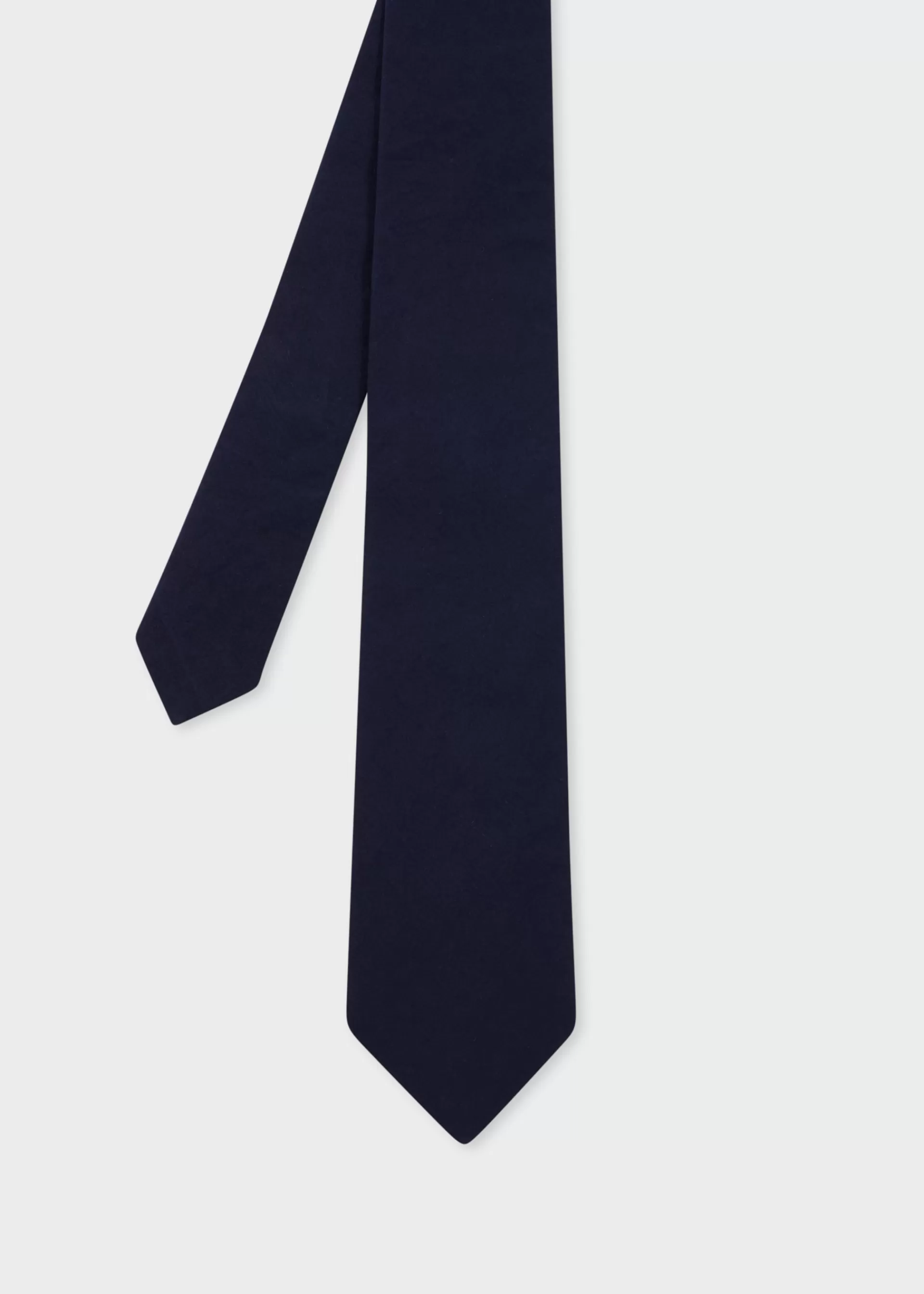 Navy Washed Poplin Tie>Paul Smith Best