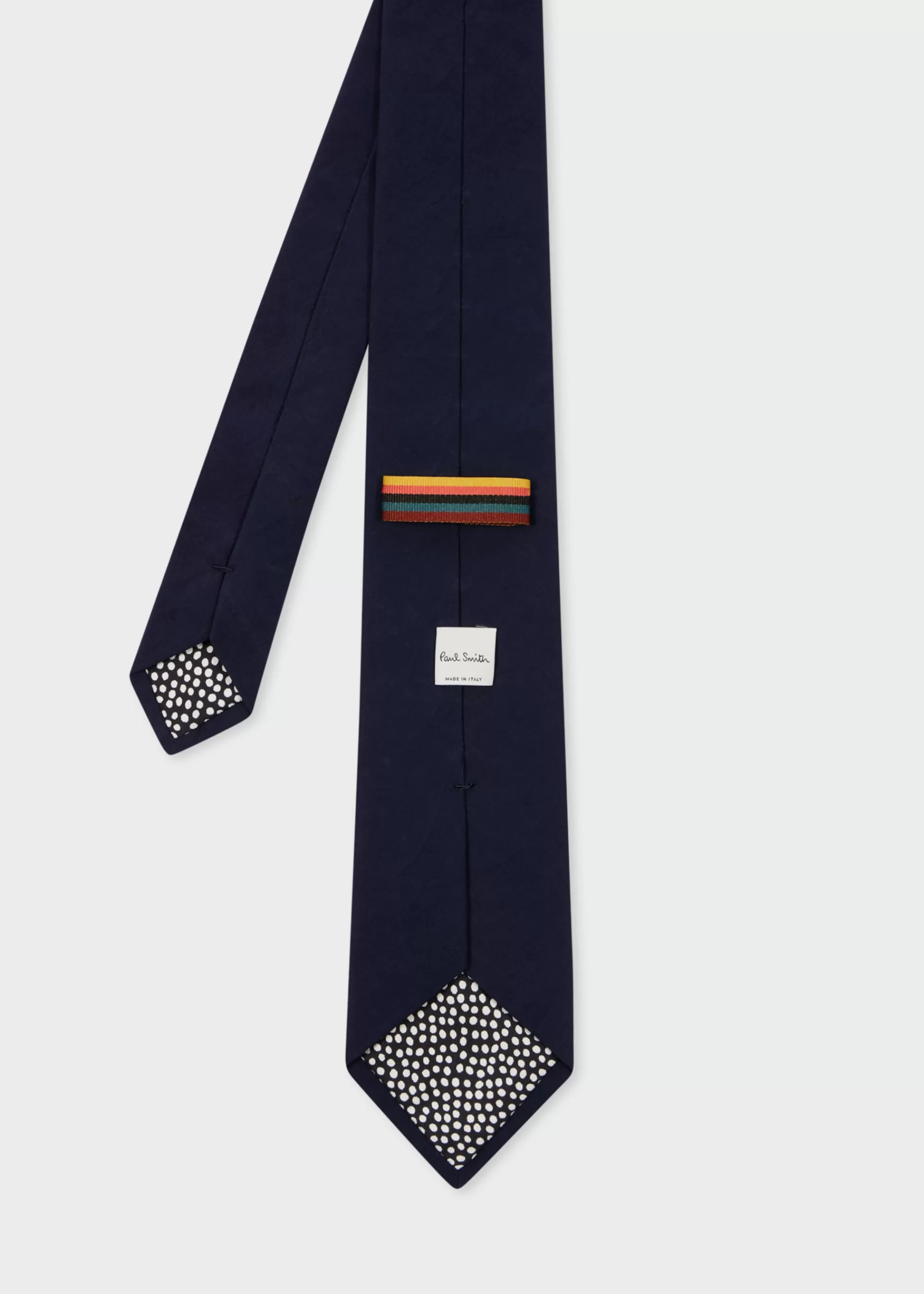 Navy Washed Poplin Tie>Paul Smith Best