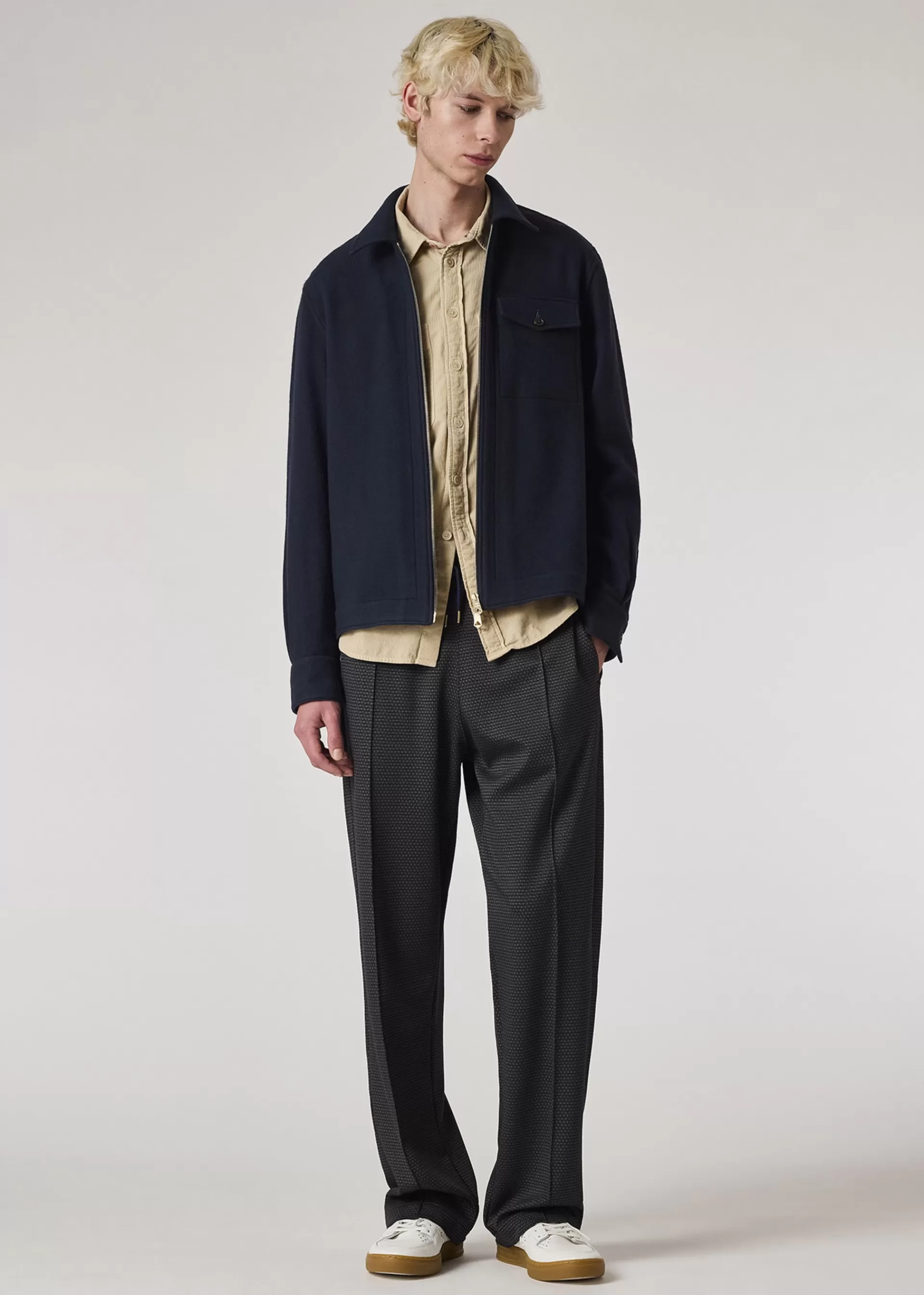 Wool Zip-Front Jacket>Paul Smith Clearance