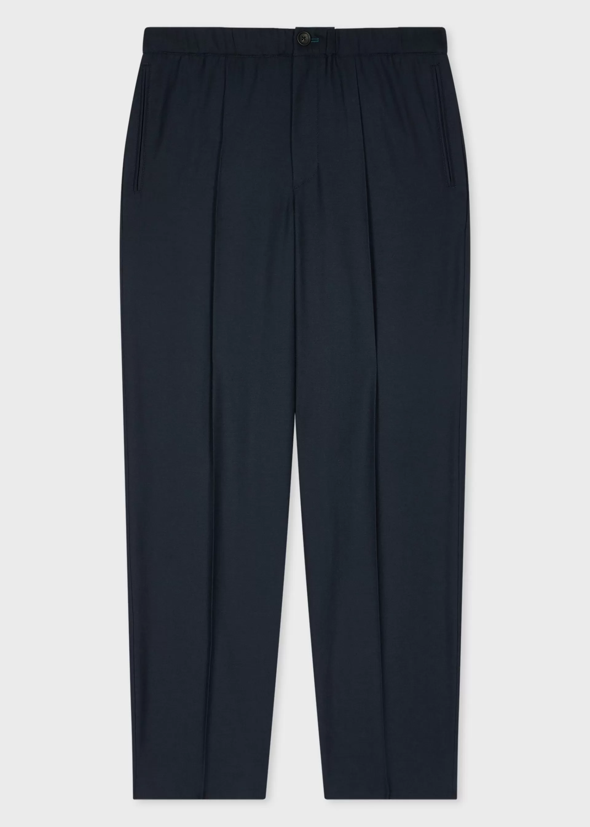 Wool-Blend Elasticated Waist Trousers>Paul Smith Outlet