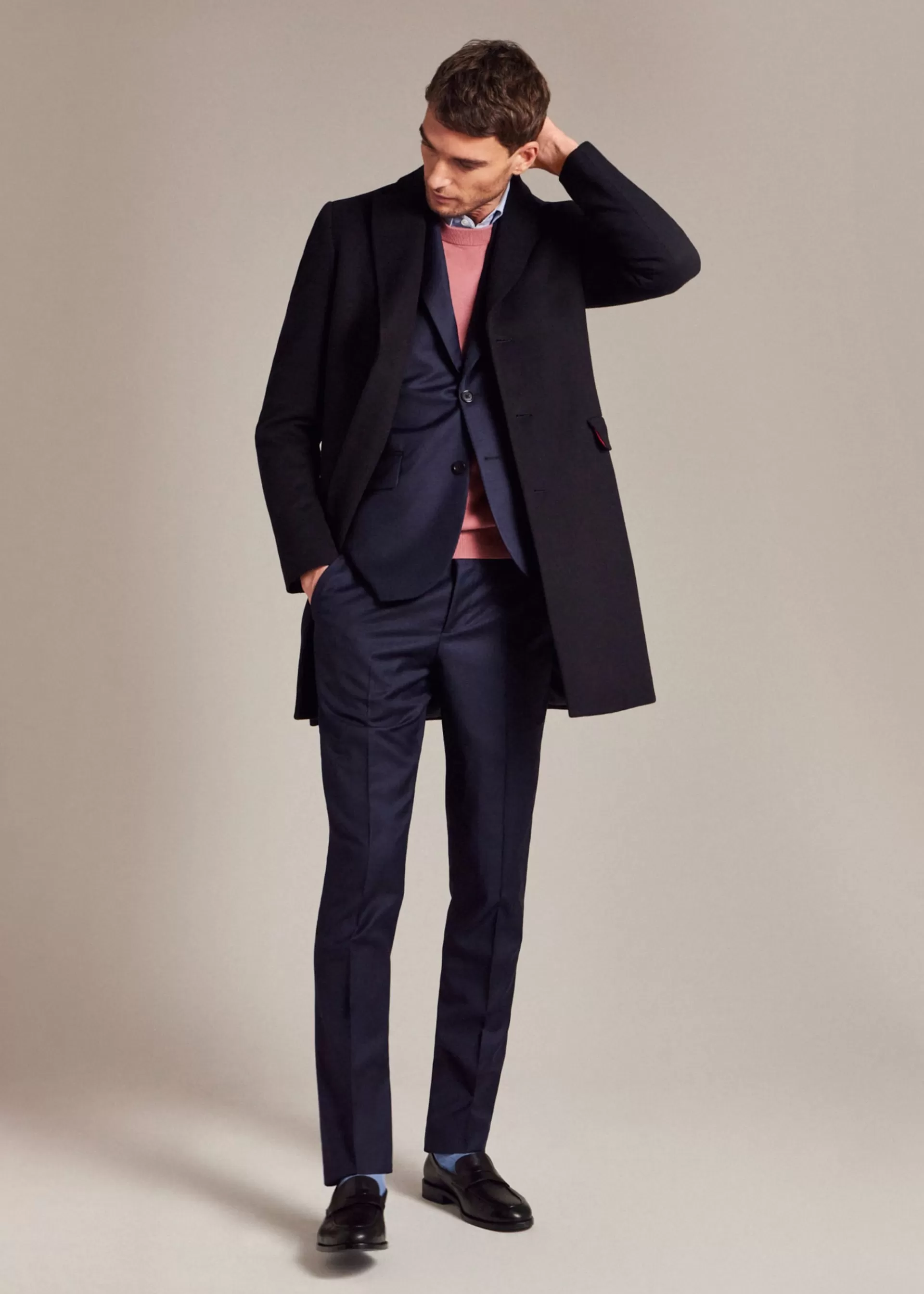 Wool-Cashmere Epsom Coat>Paul Smith Discount