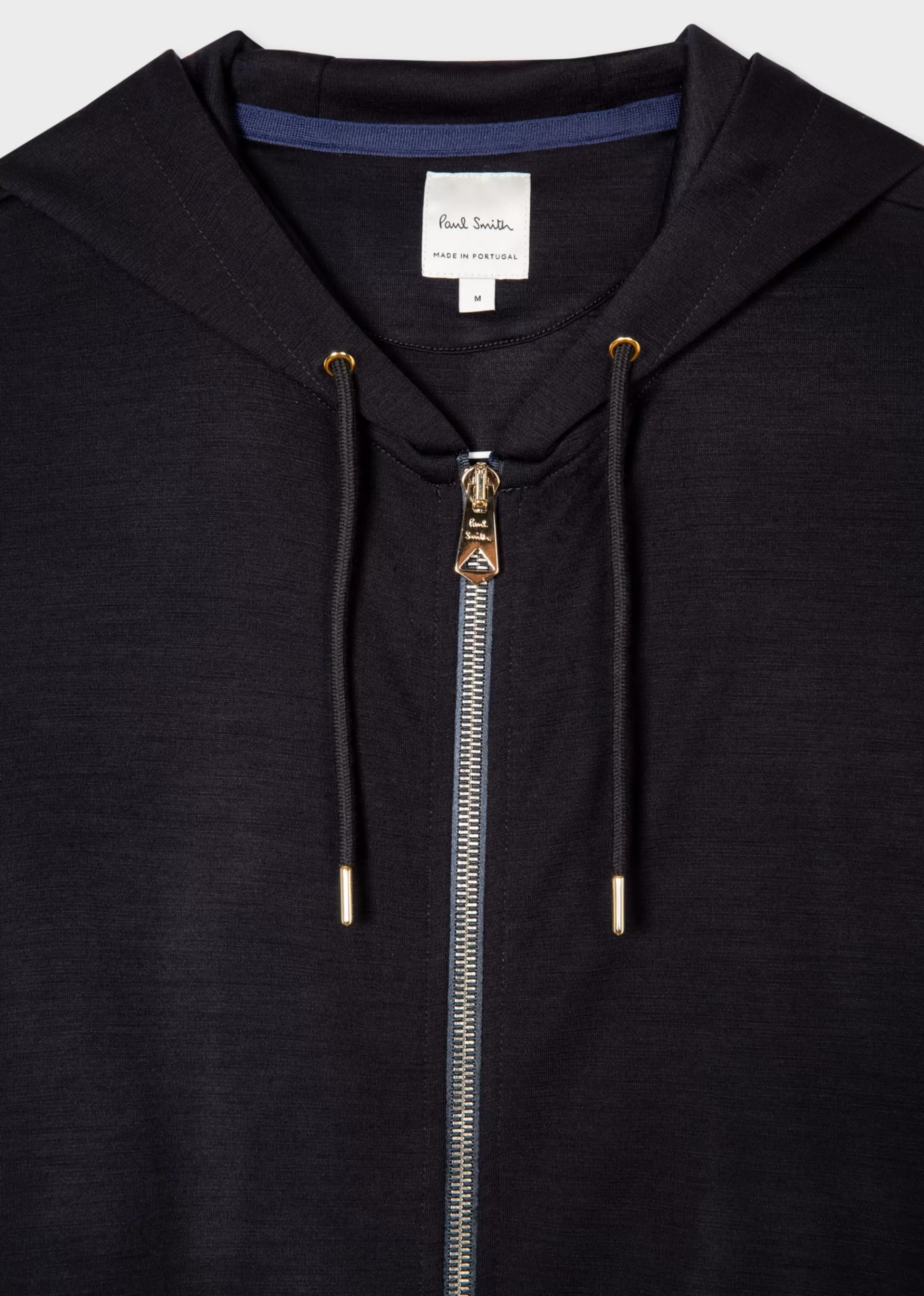 Navy Zip-Front Washable Wool 'Signature Stripe' Hoodie and Sweatpants Set>Paul Smith Fashion